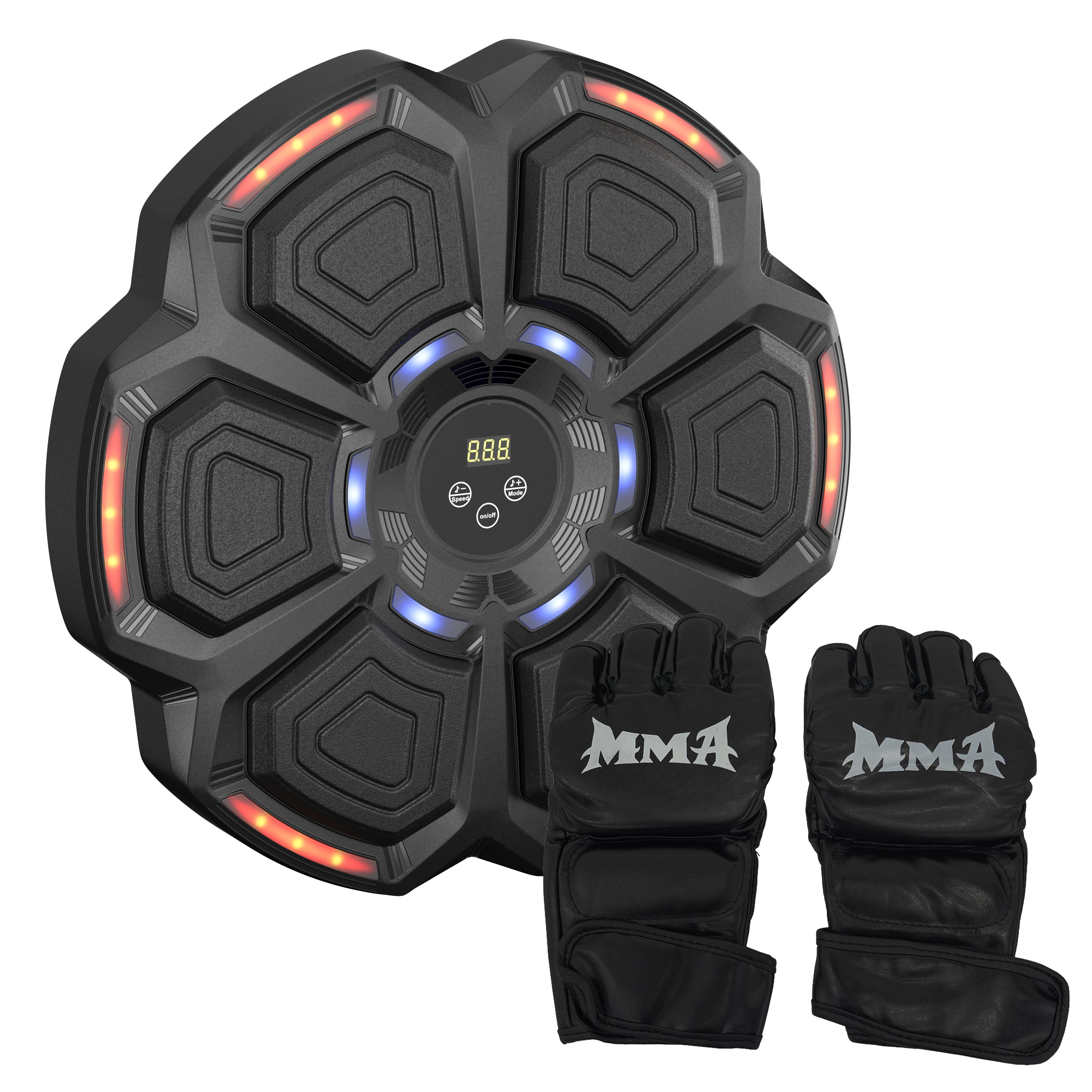 Musik-Boxmaschine CRUSH mit Boxhandschuhen