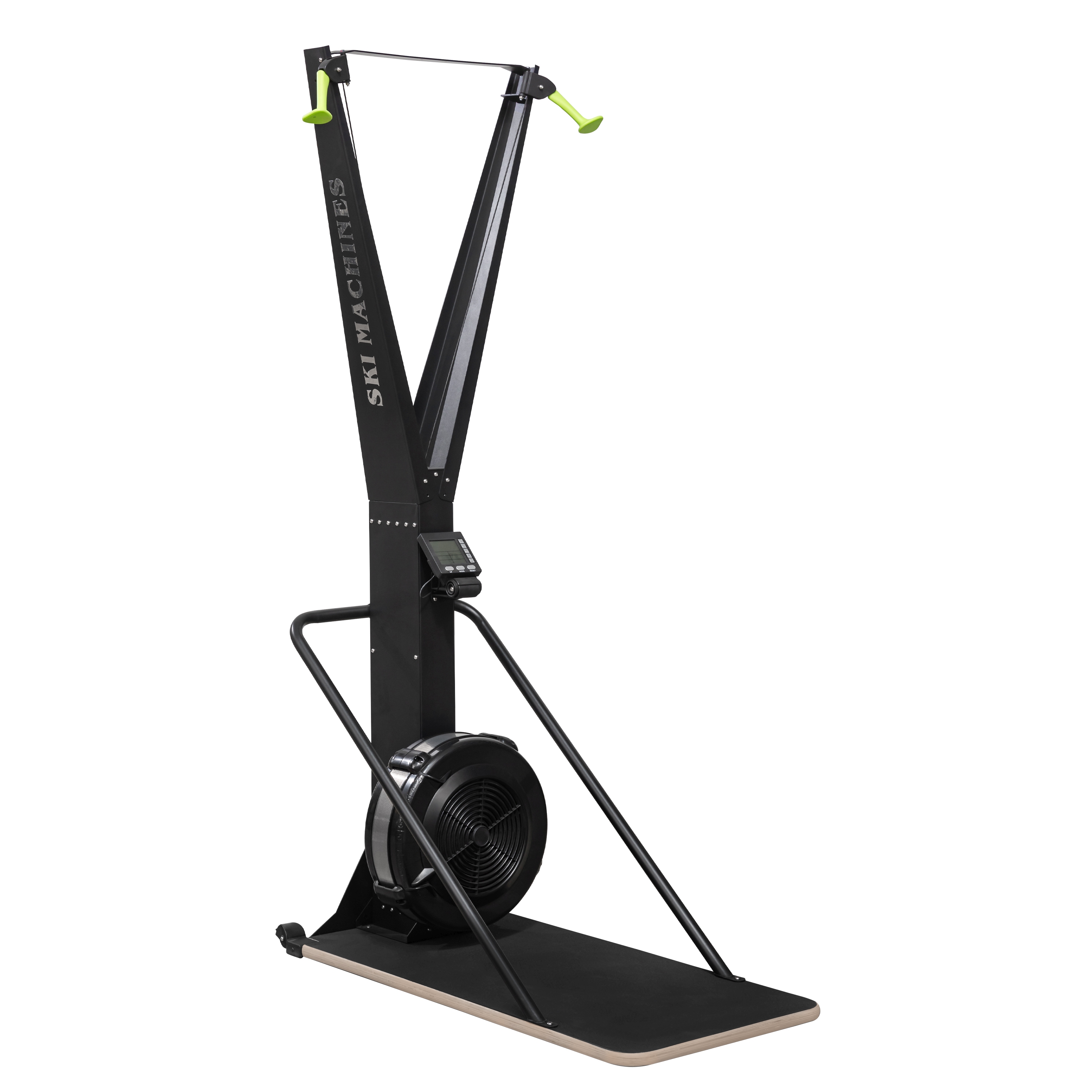 Ski-Ergometer Stahl 214 cm schwarz