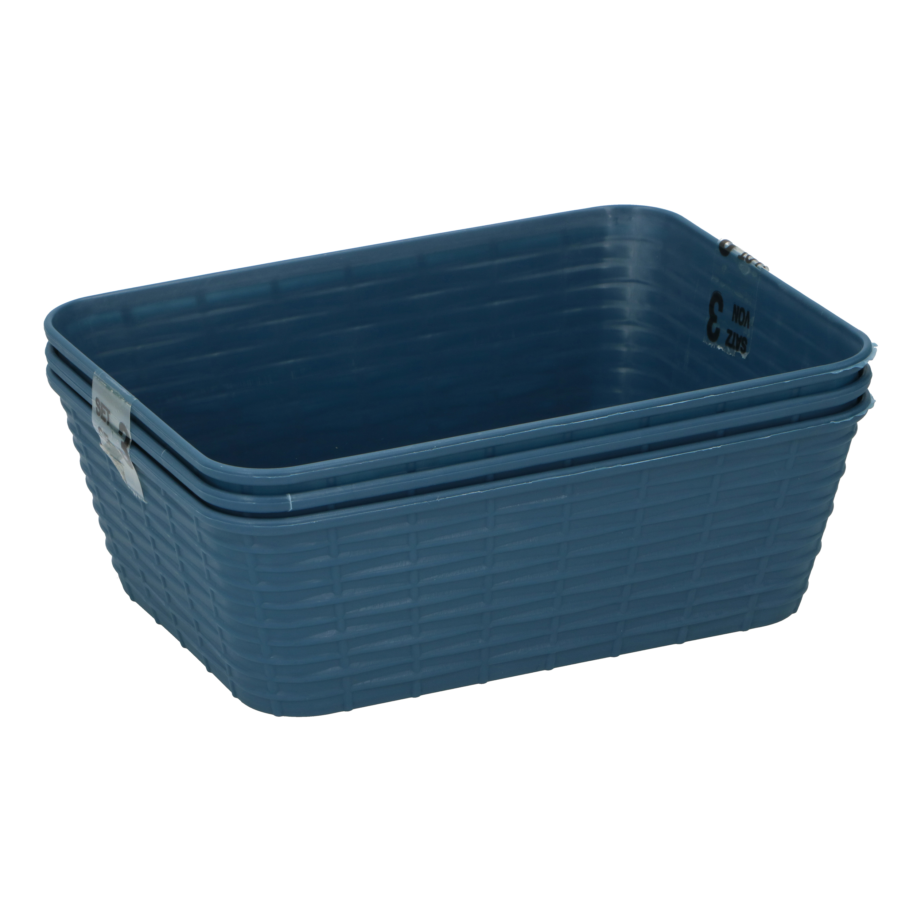 Aufbewahrungsbox 19 x 15 x 6 cm 3er Set