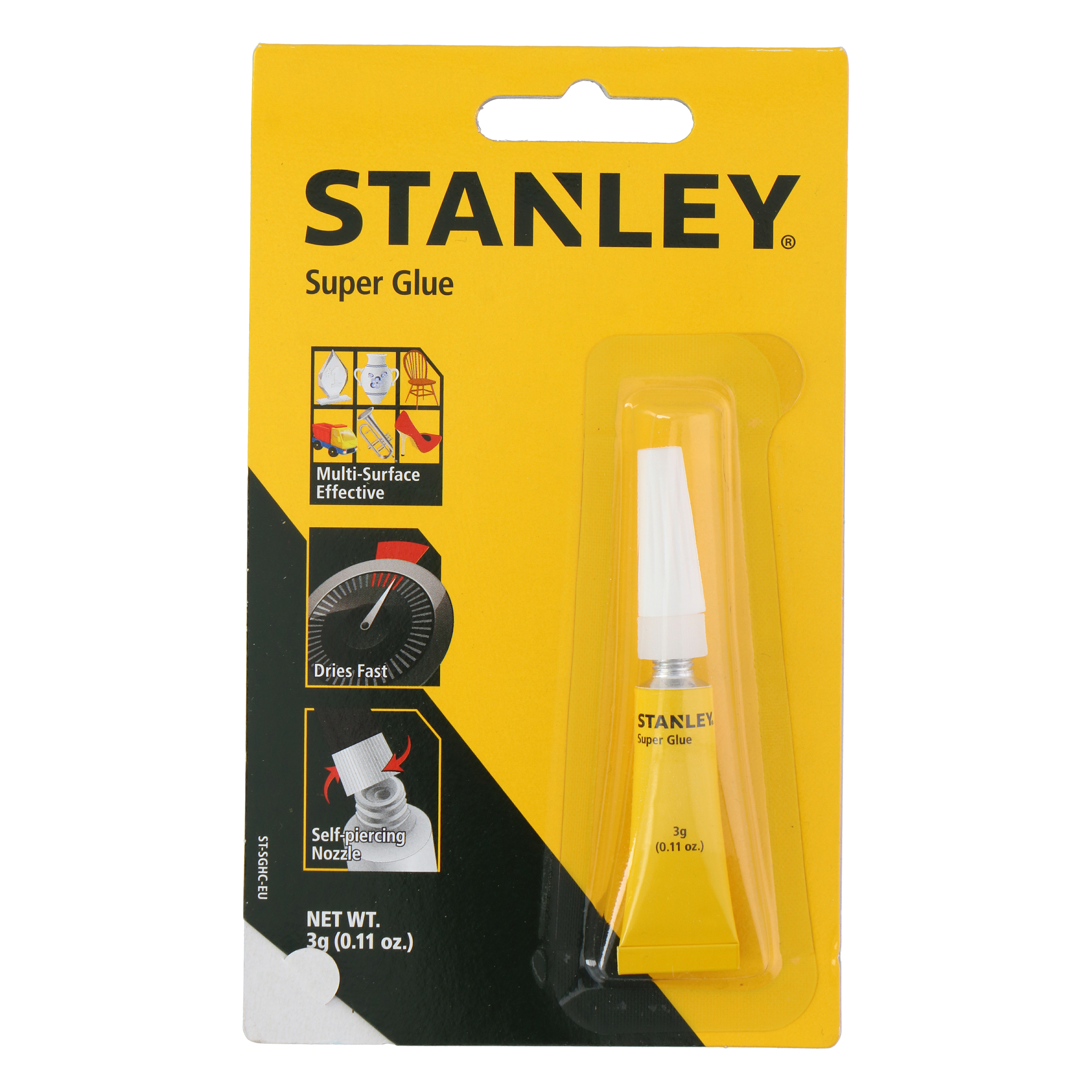 Sekundenkleber 3 g gelb