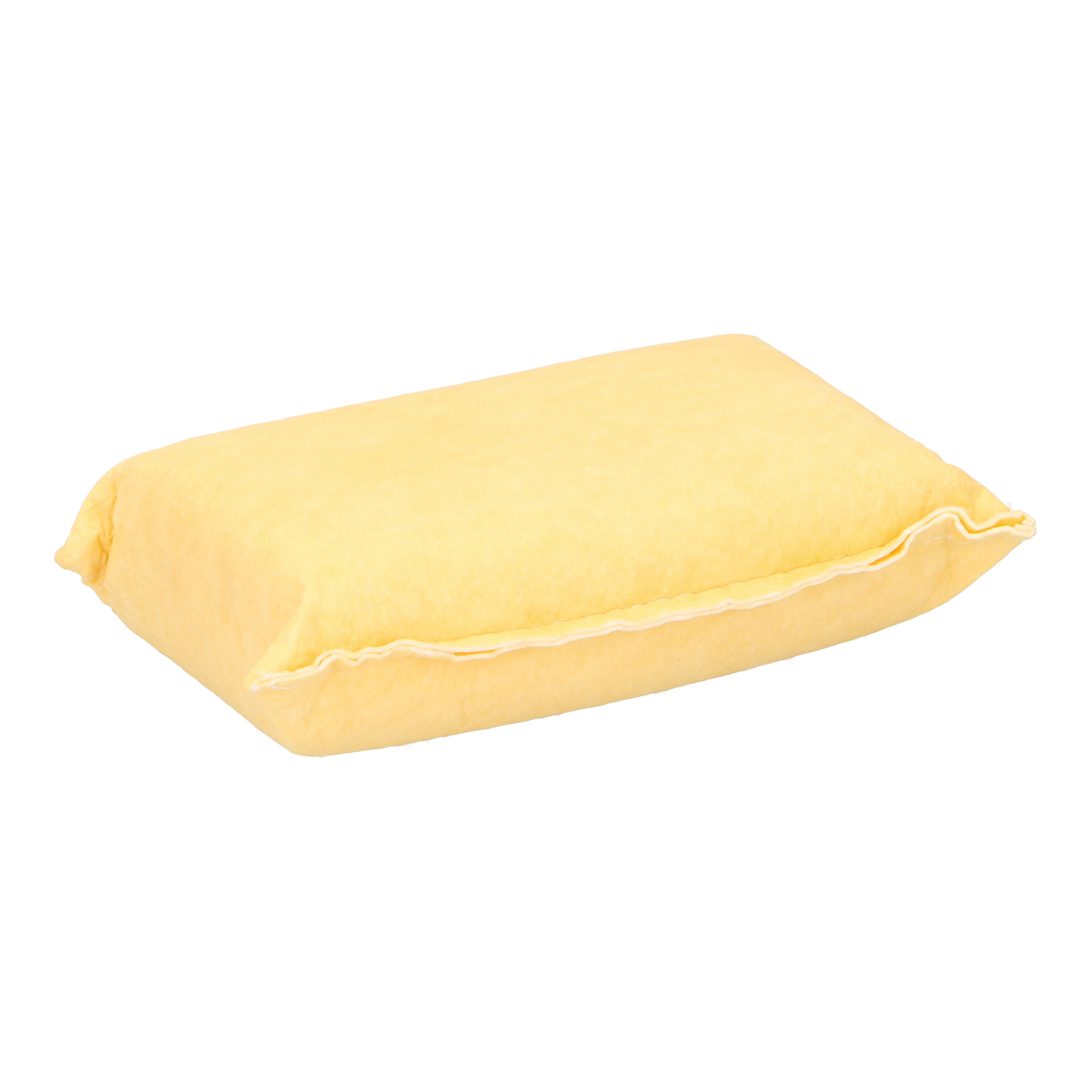 Reinigungsschwamm Leder 13 x 9 cm gelb