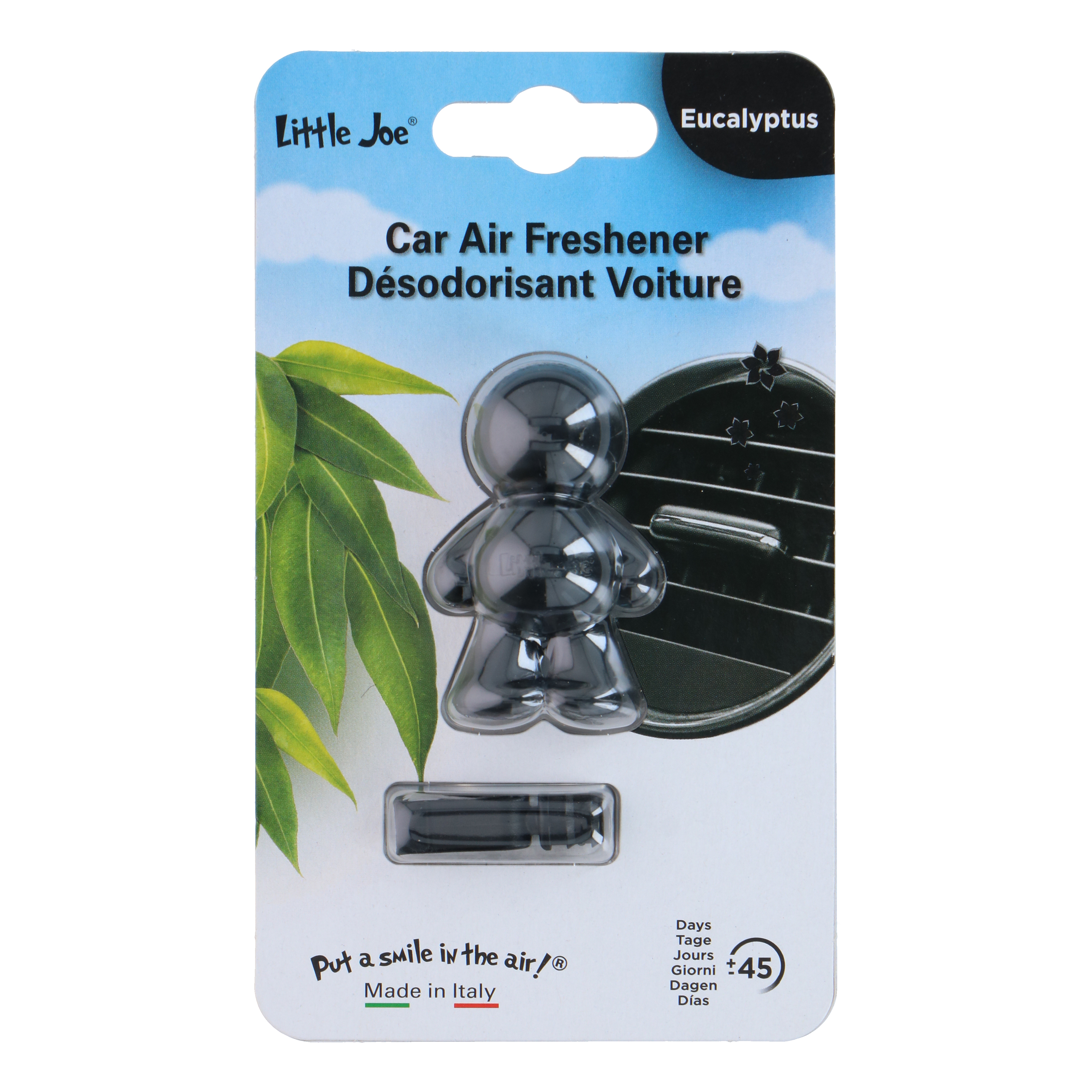 Lufterfrischer Auto Eukalyptus 3.5 ml schwarz