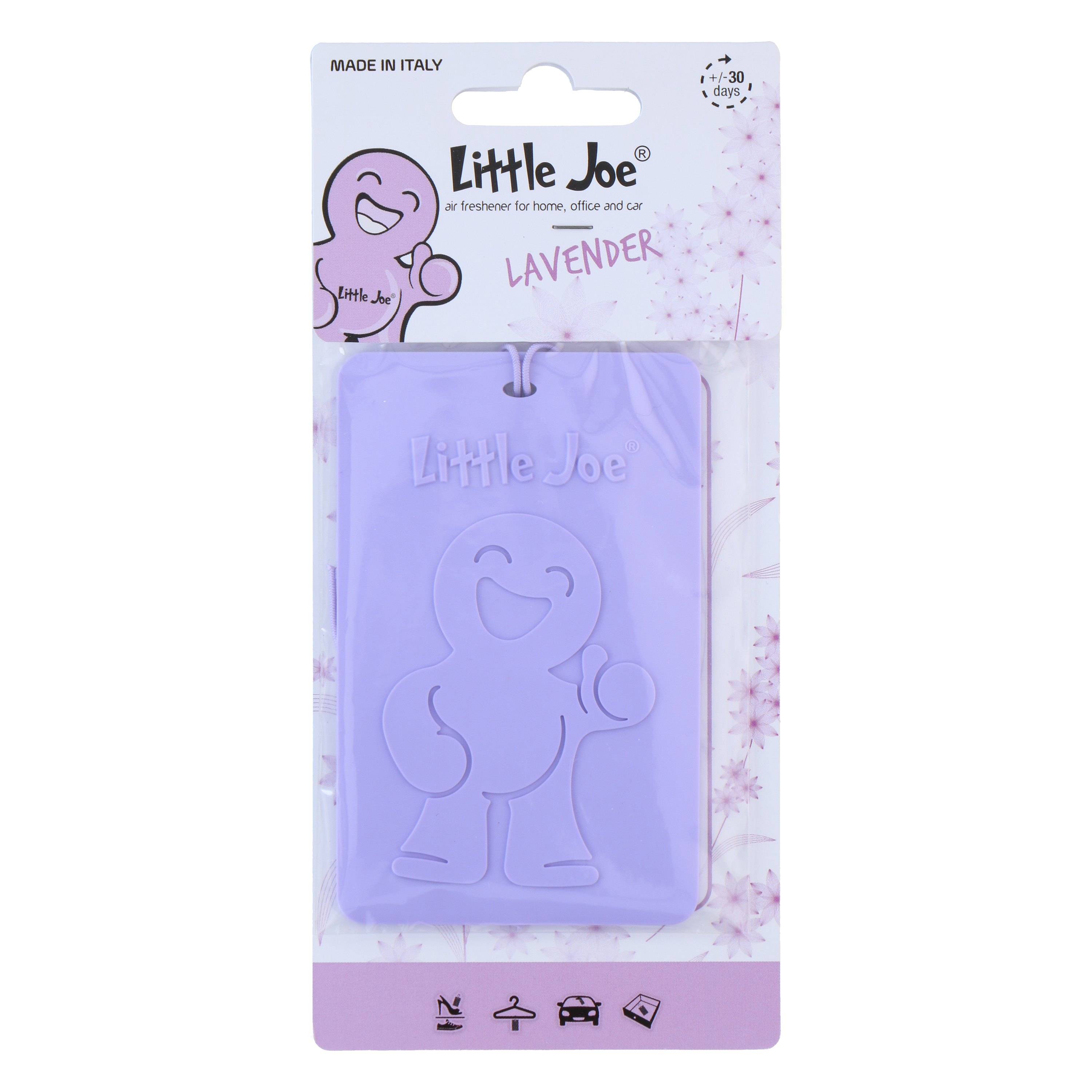 Lufterfrischer Auto 10 x 6 cm LAVENDEL
