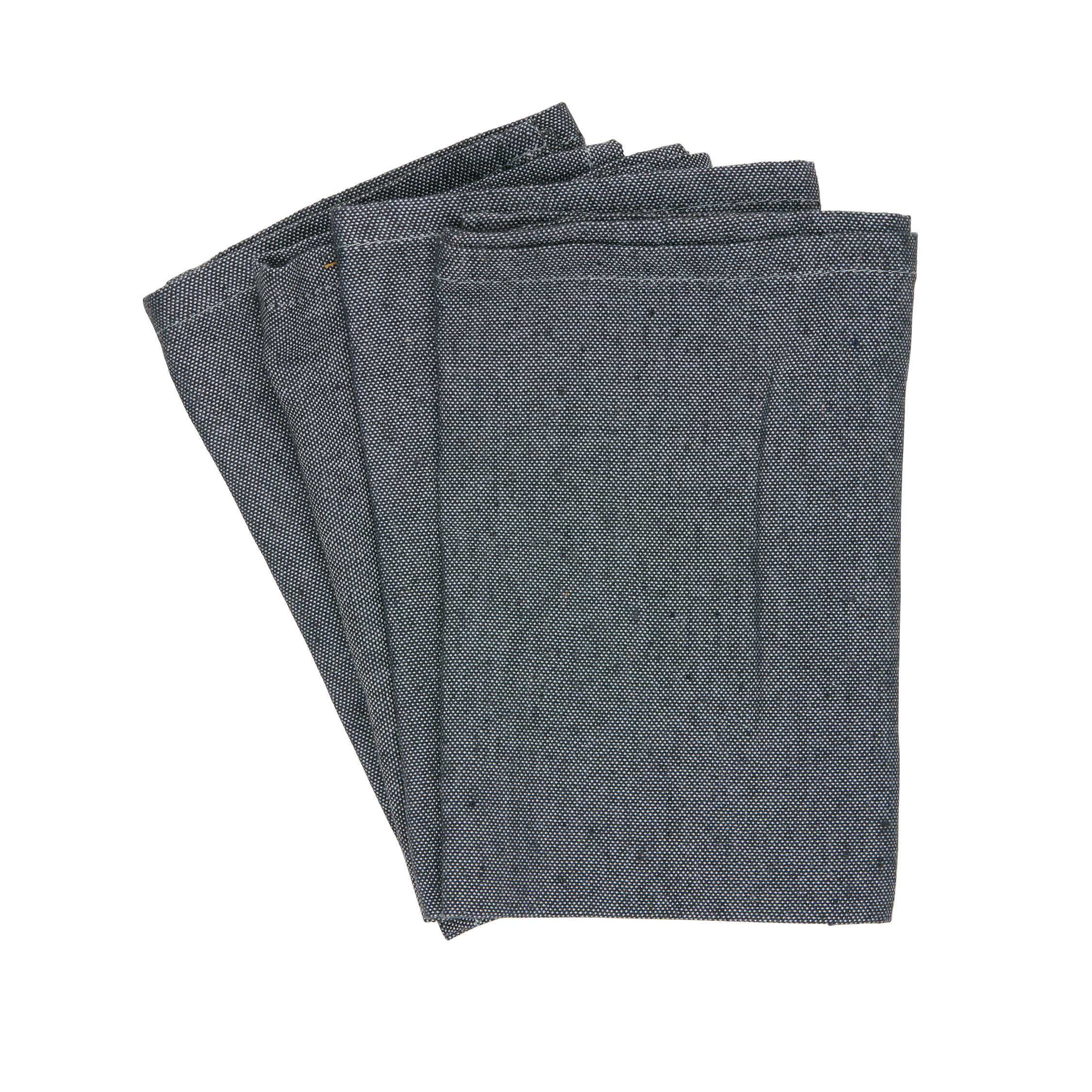 Image of Serviette 35 x 35 cm 4er Set anthrazit
