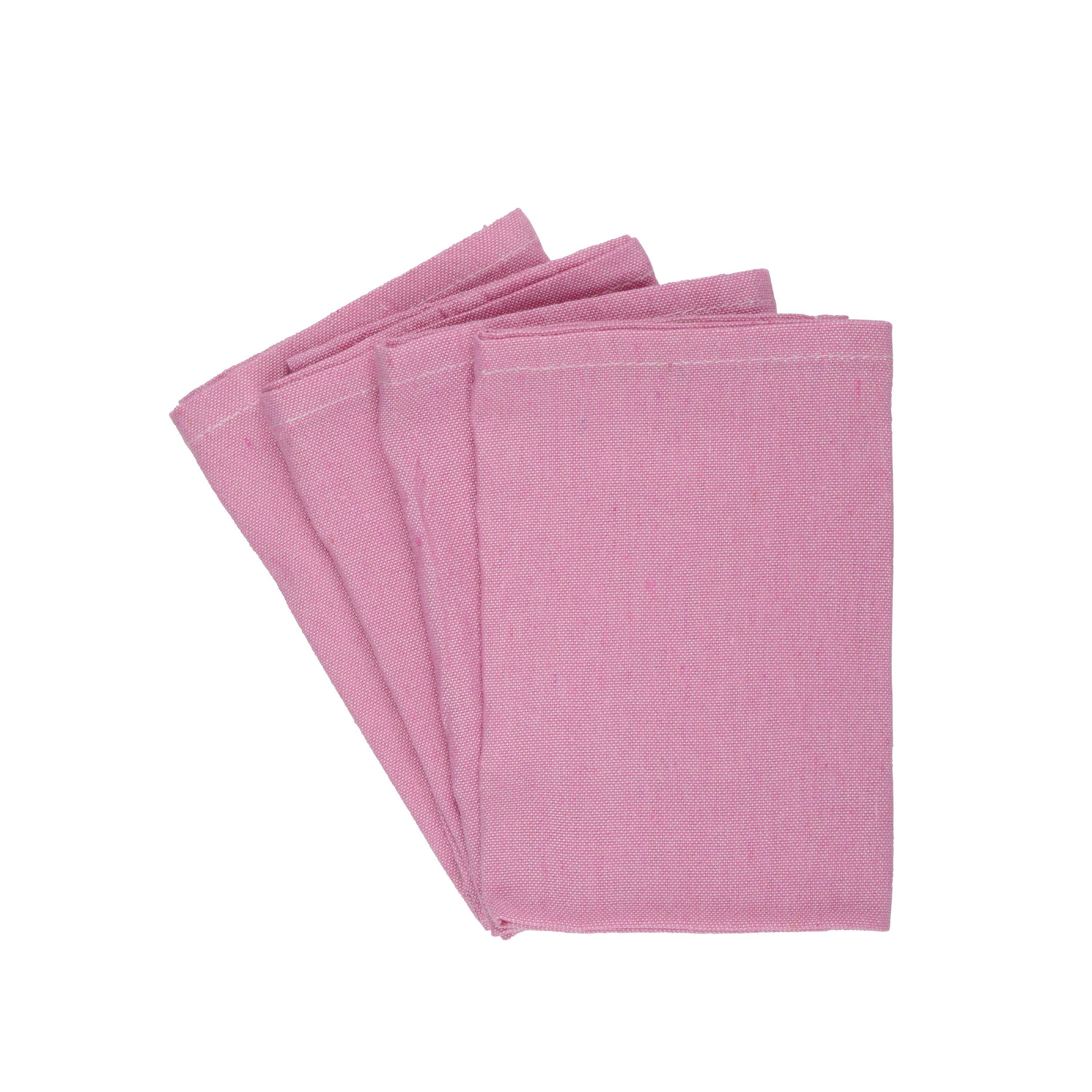 Image of Serviette 35 x 35 cm 4er Set pink