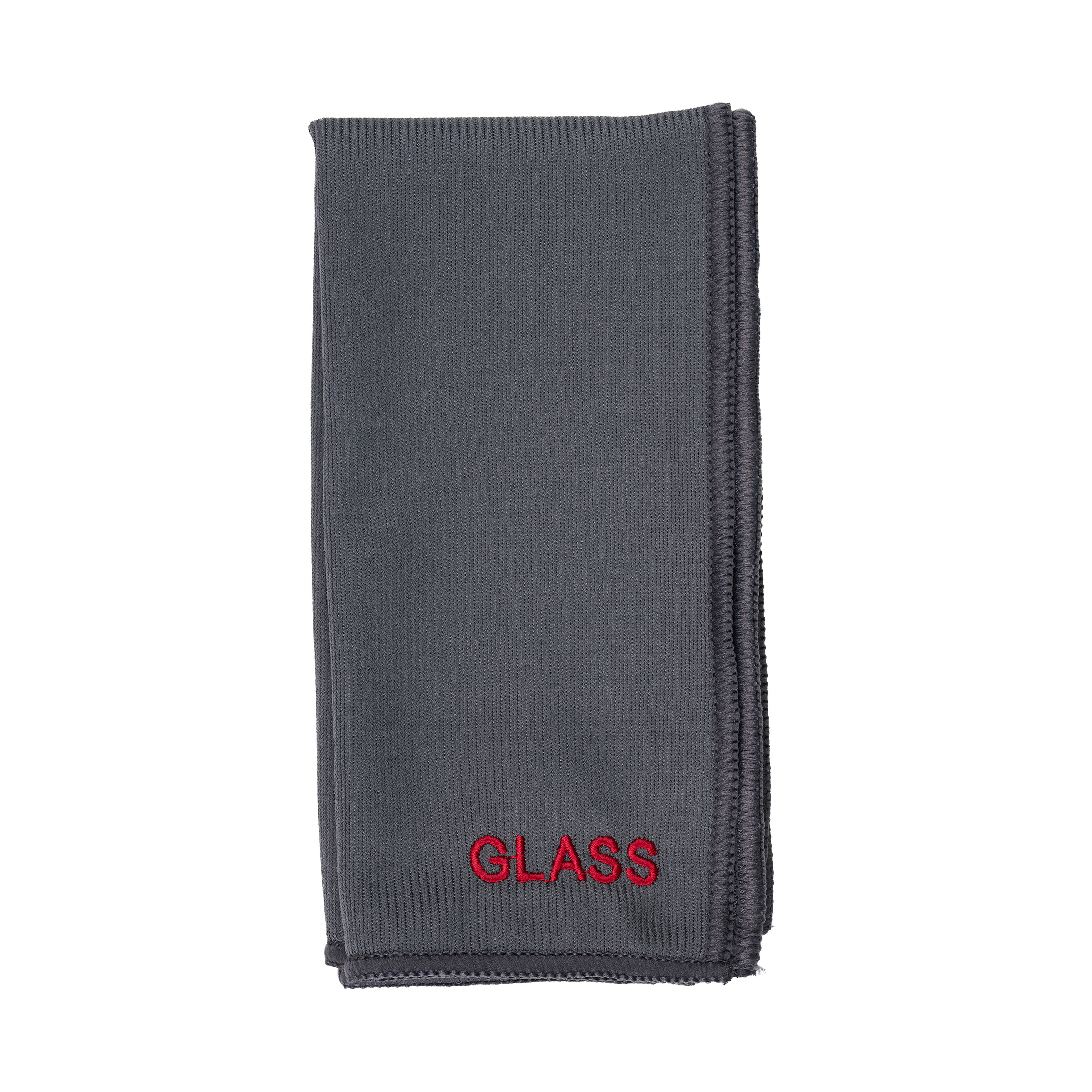 Mikrofasertuch Autoscheibe 40 x 40 cm schwarz/rot