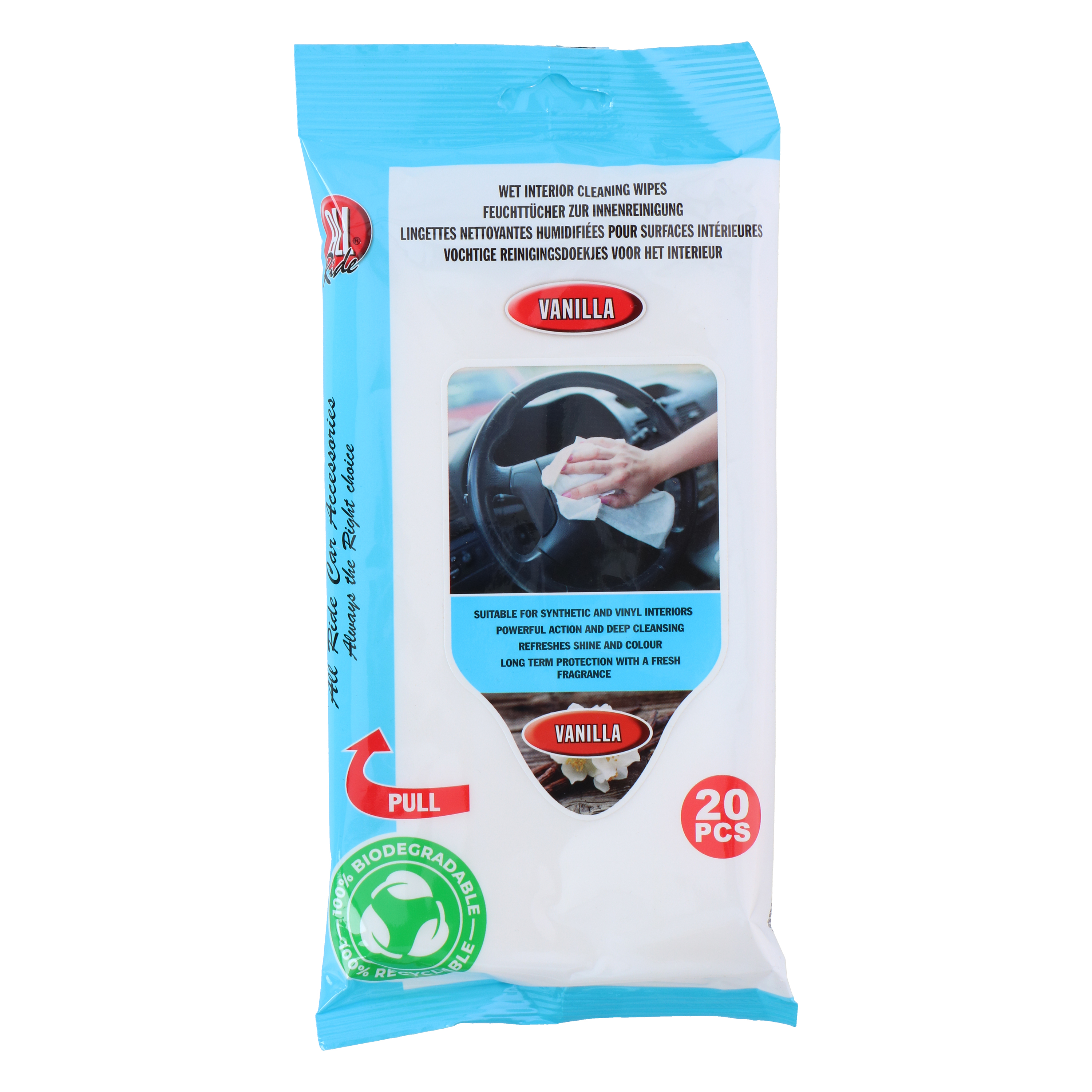 Innenraumreiniger Feuchttuch Auto 20 Stk.