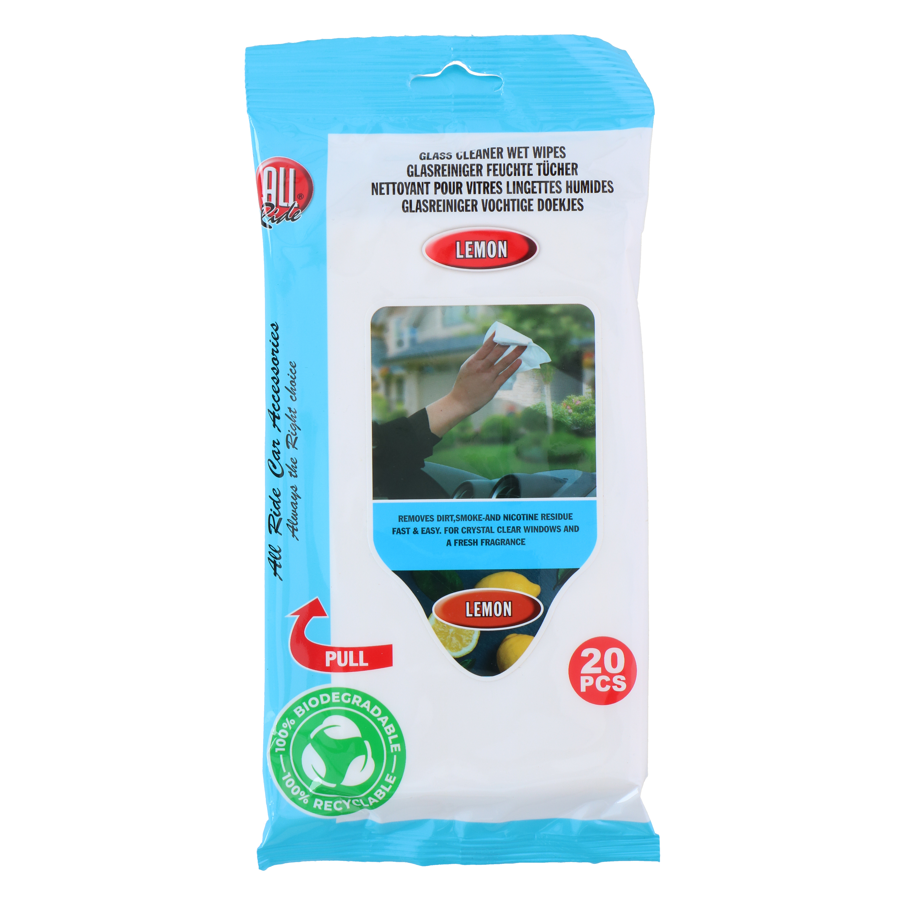 Glasreinigungstuch 12 x 24 cm 20 Stk.