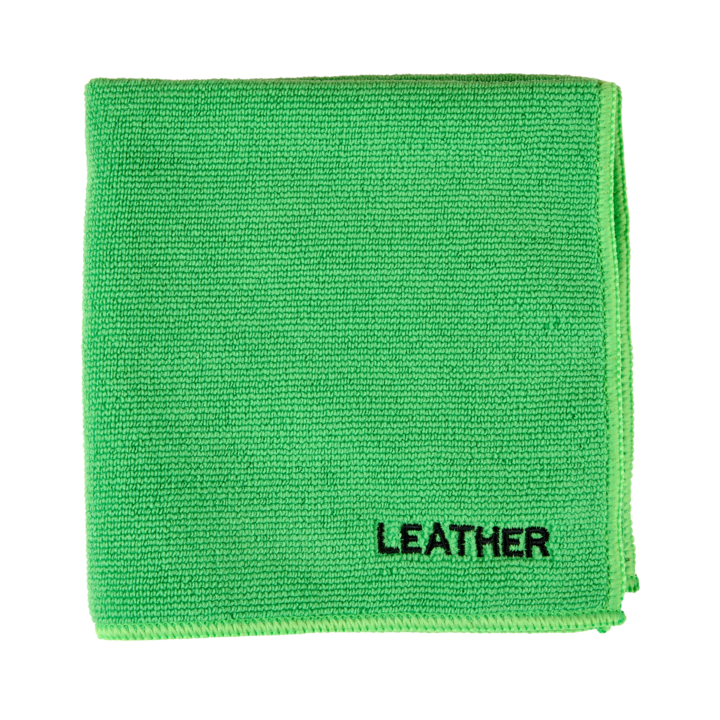 Mikrofasertuch für Lederpflege 35 x 35 cm grün