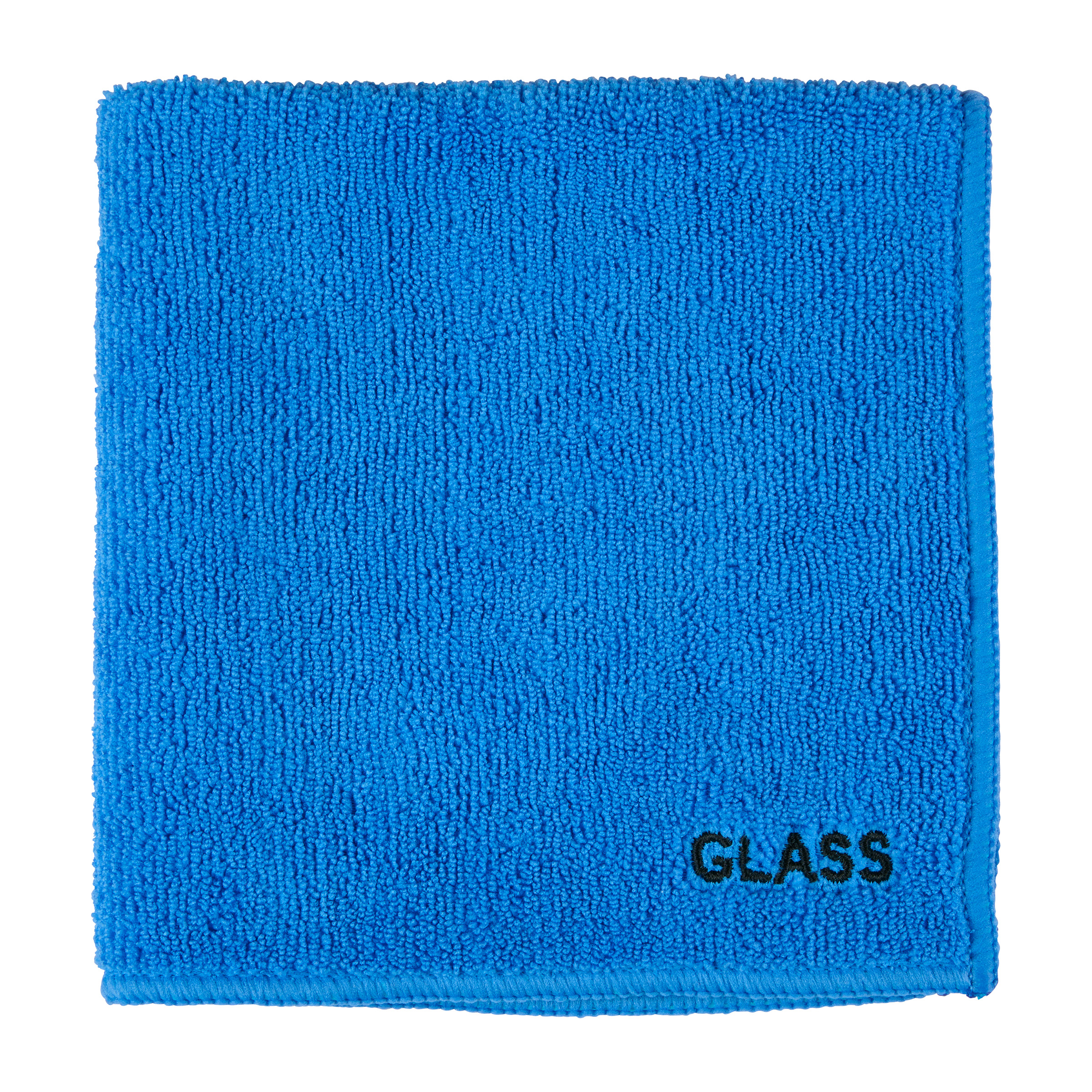 Mikrofasertuch Glas 35 x 35 cm blau