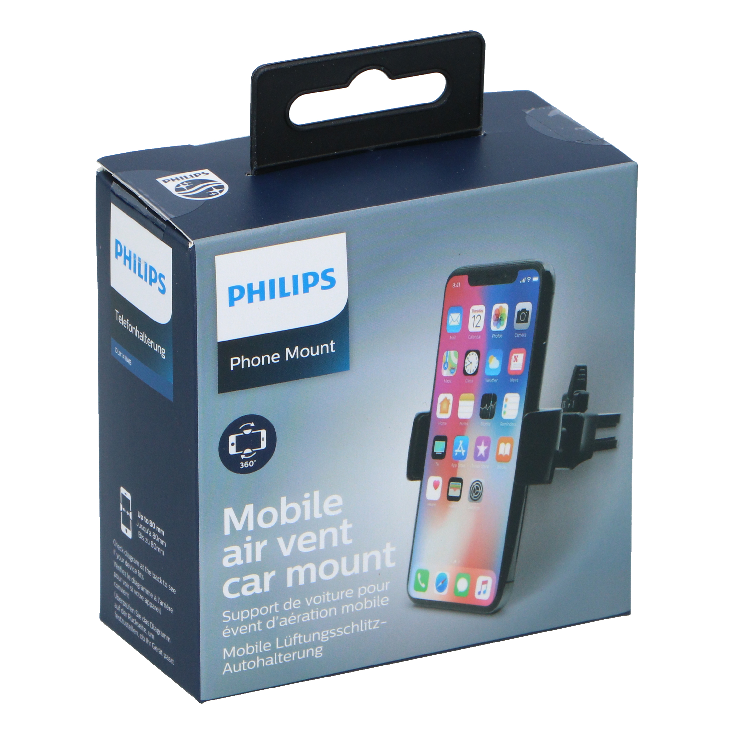Handyhalterung Auto PHILIPS schwarz
