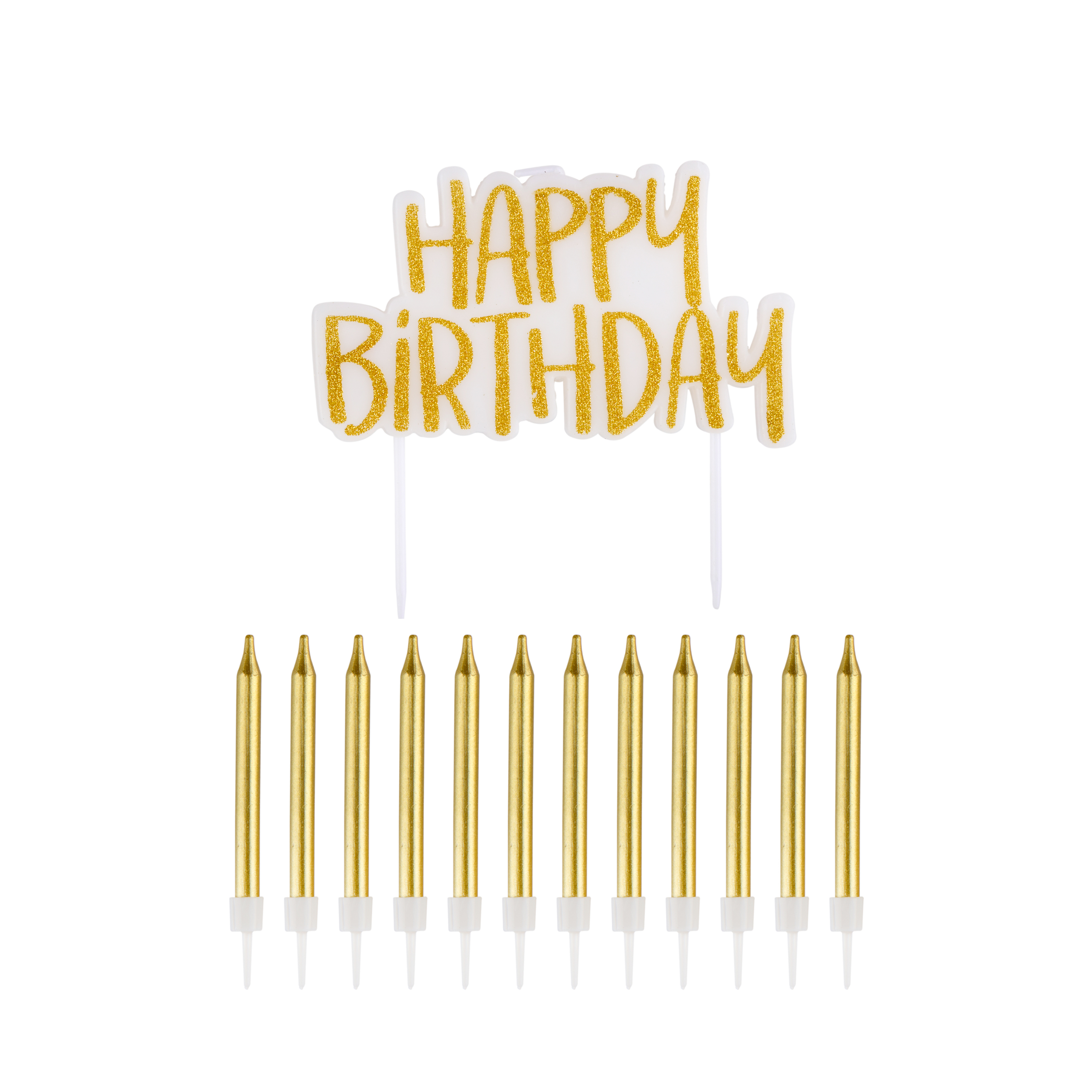 Image of Kerzen Set HAPPY BIRTHDAY 13-teilig