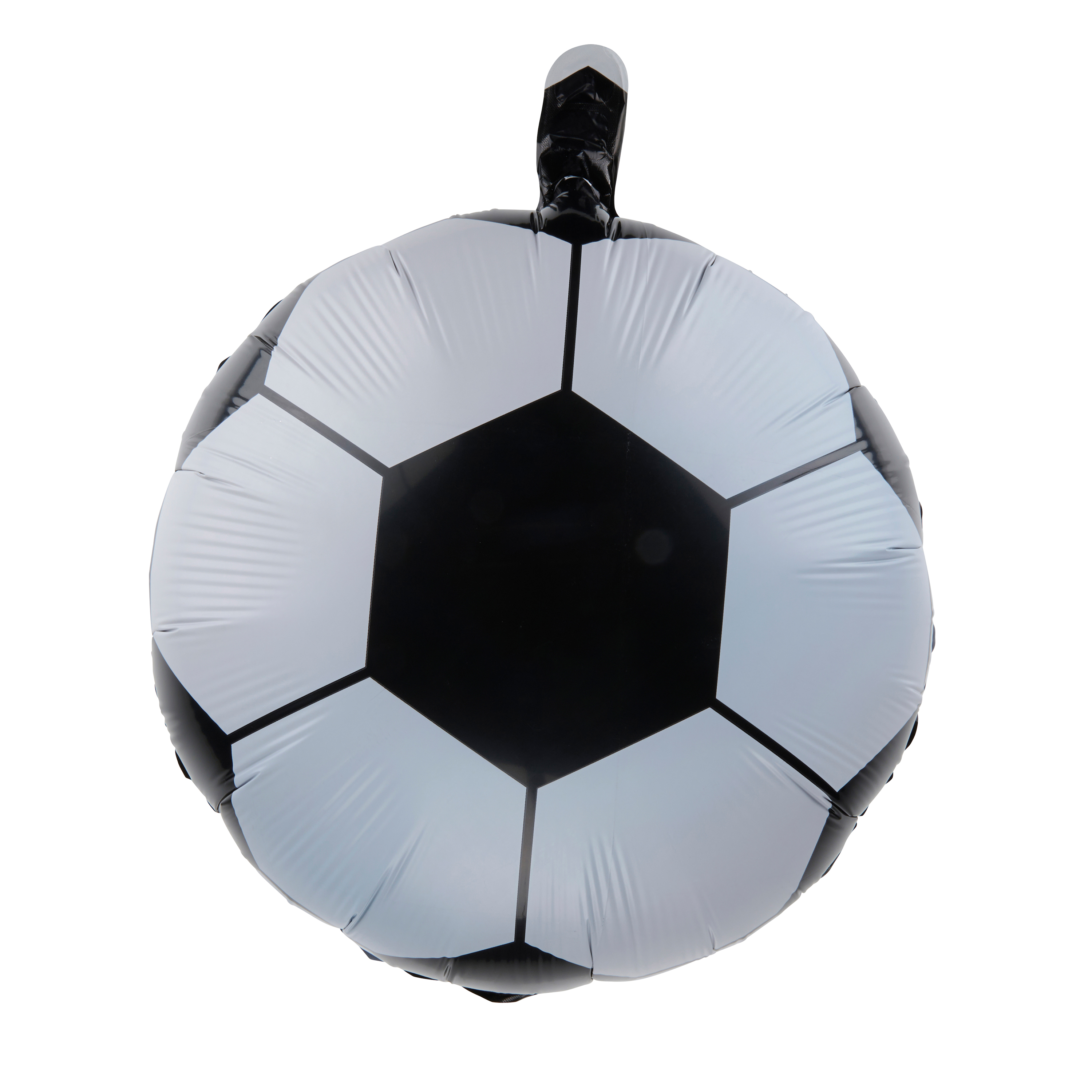 Folienballon Fussball 45 x 40 cm schwarz/weiss
