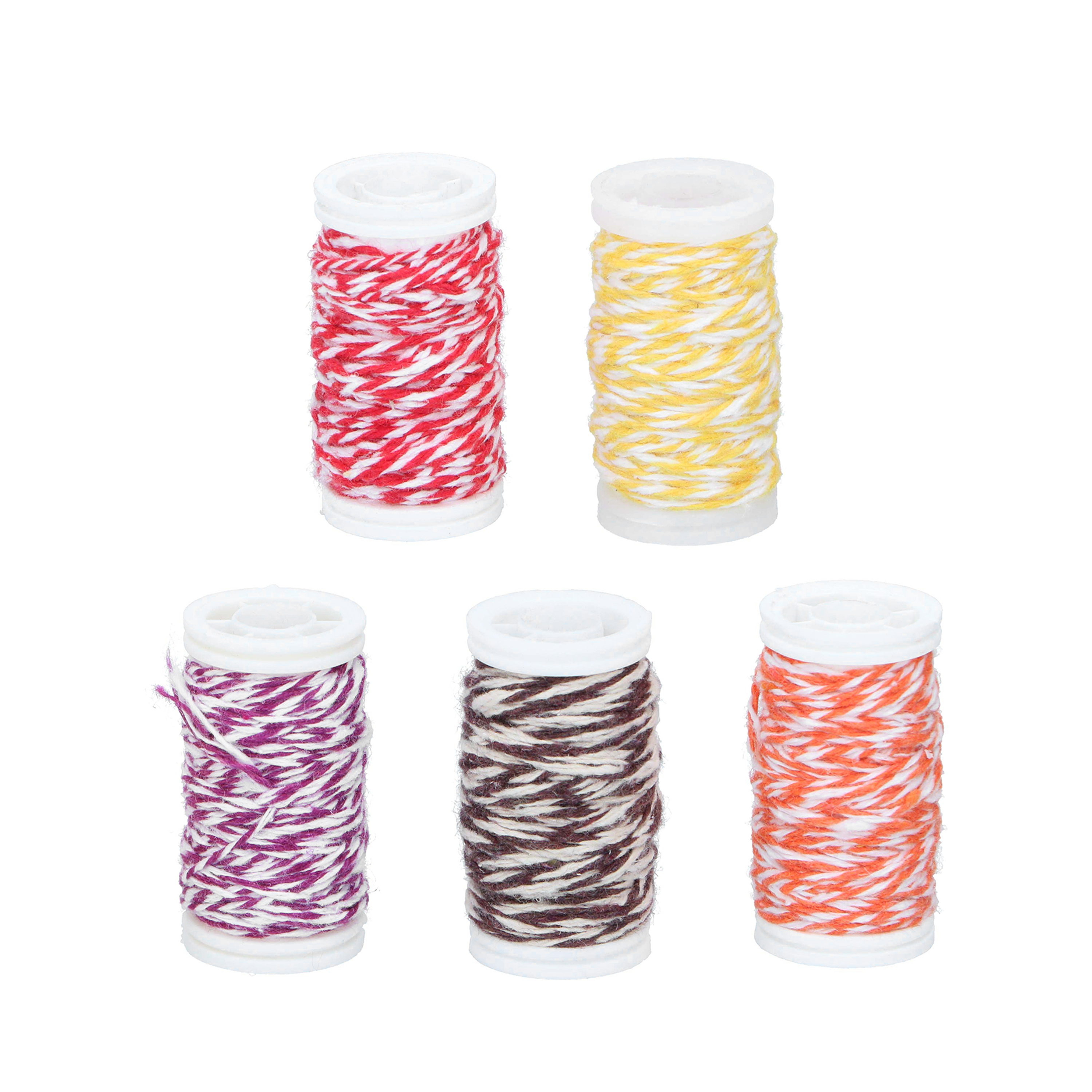 Nähgarn Bäckergarn 5 Stk. bunt