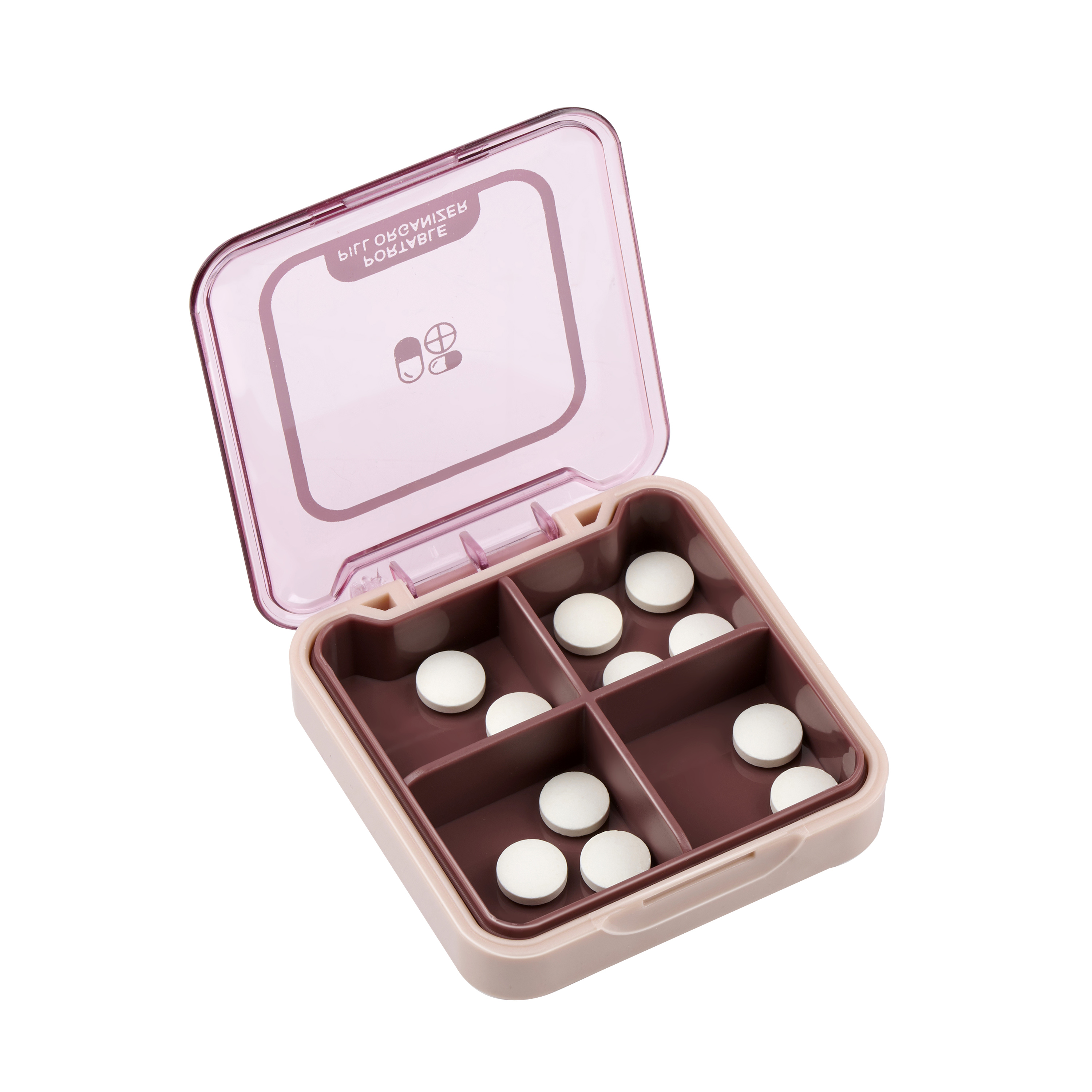 Tablettenbox 4 Fächer