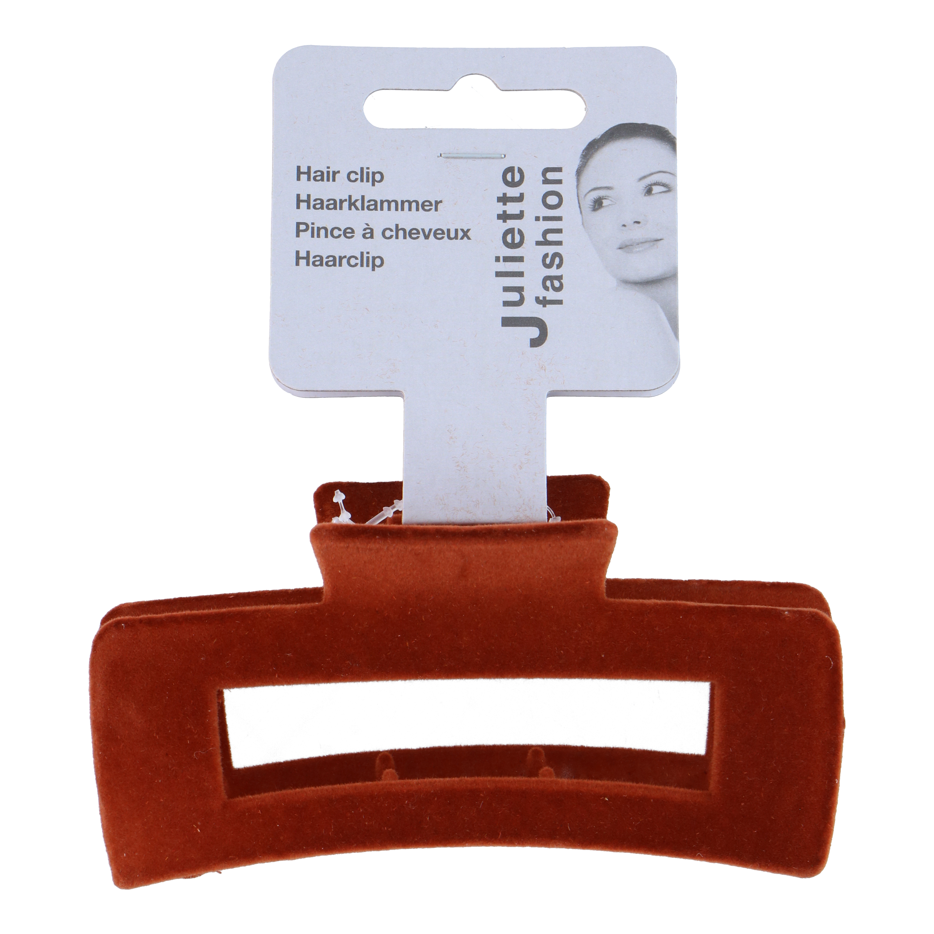 Haarklammer Samt 11 x 5 cm