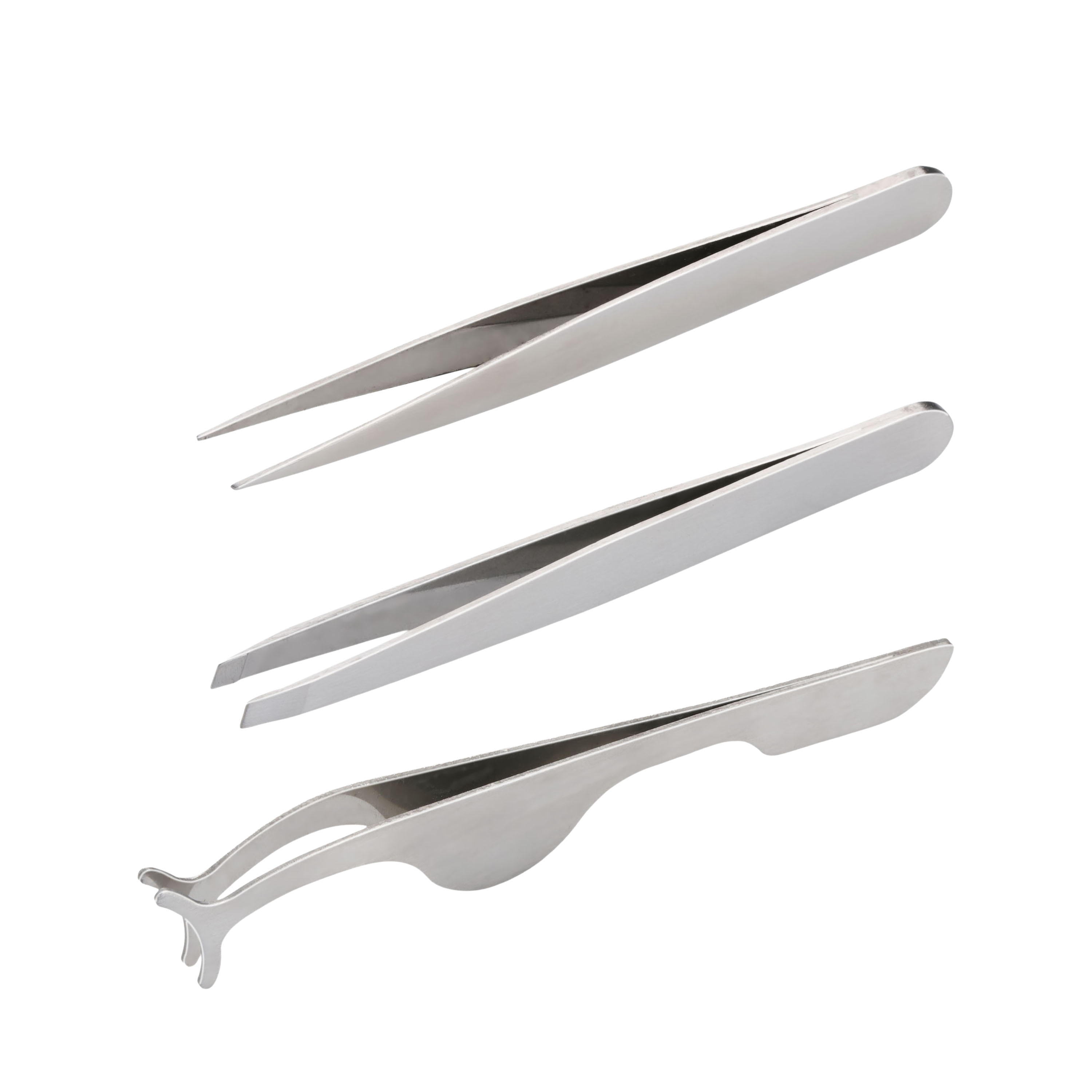 Pinzette Set Edelstahl 10 cm 3-teilig