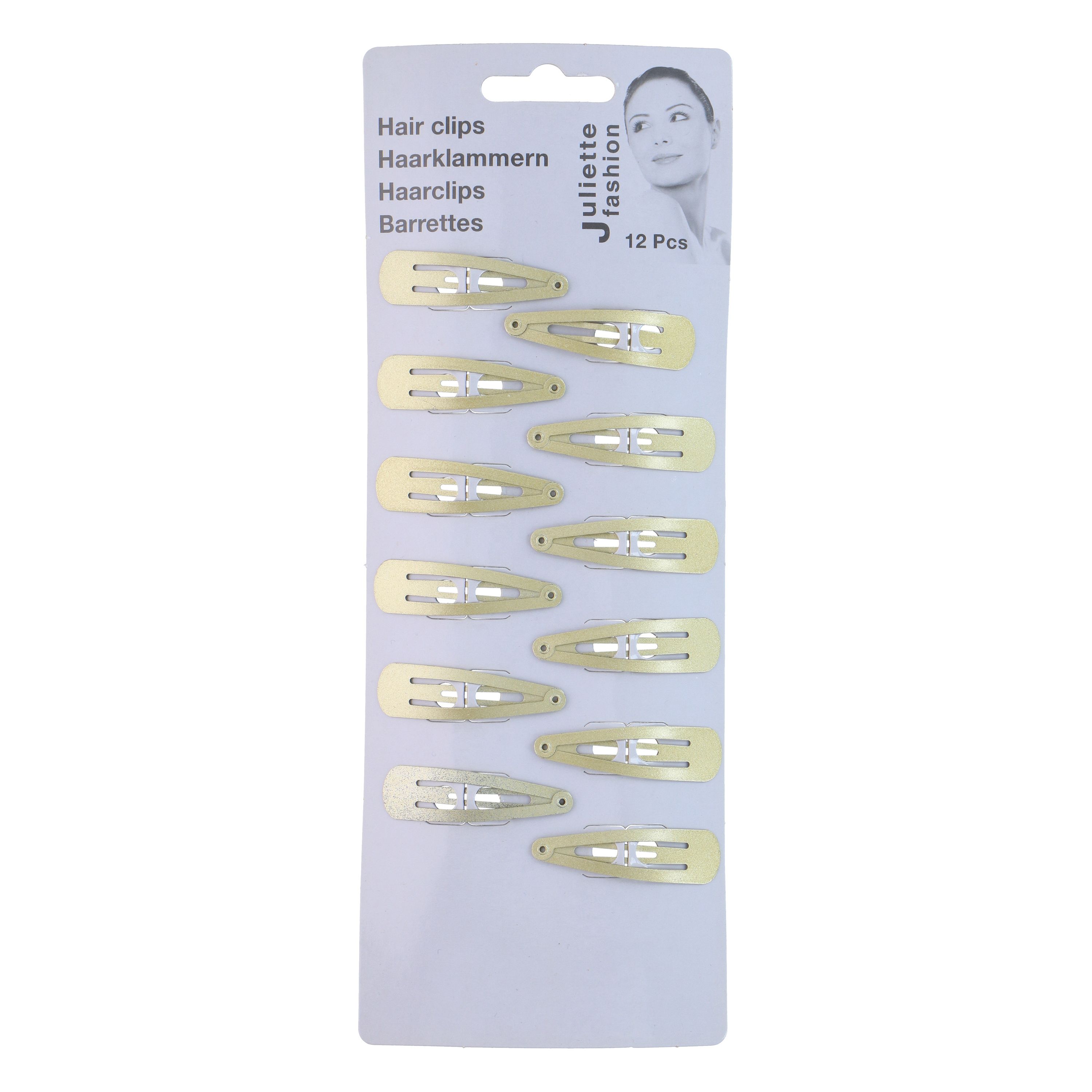 Haarspangen Metall 5 cm 12er Set