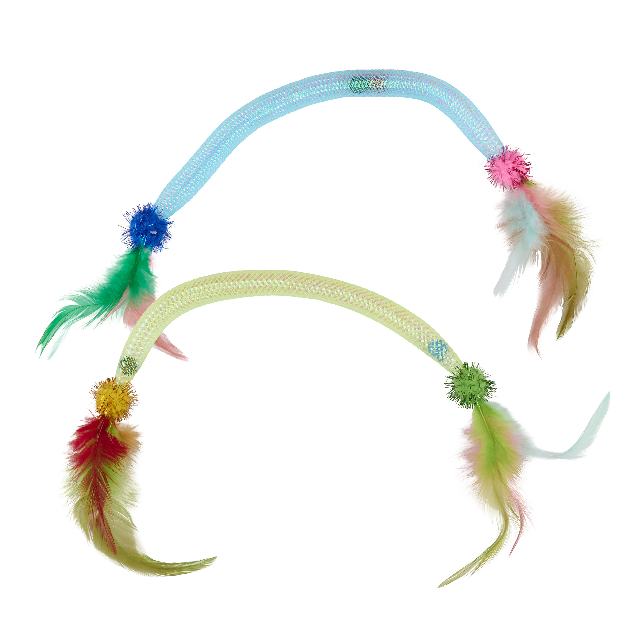 Katzenspielzeug Set Glitzer 40 cm 2-teilig