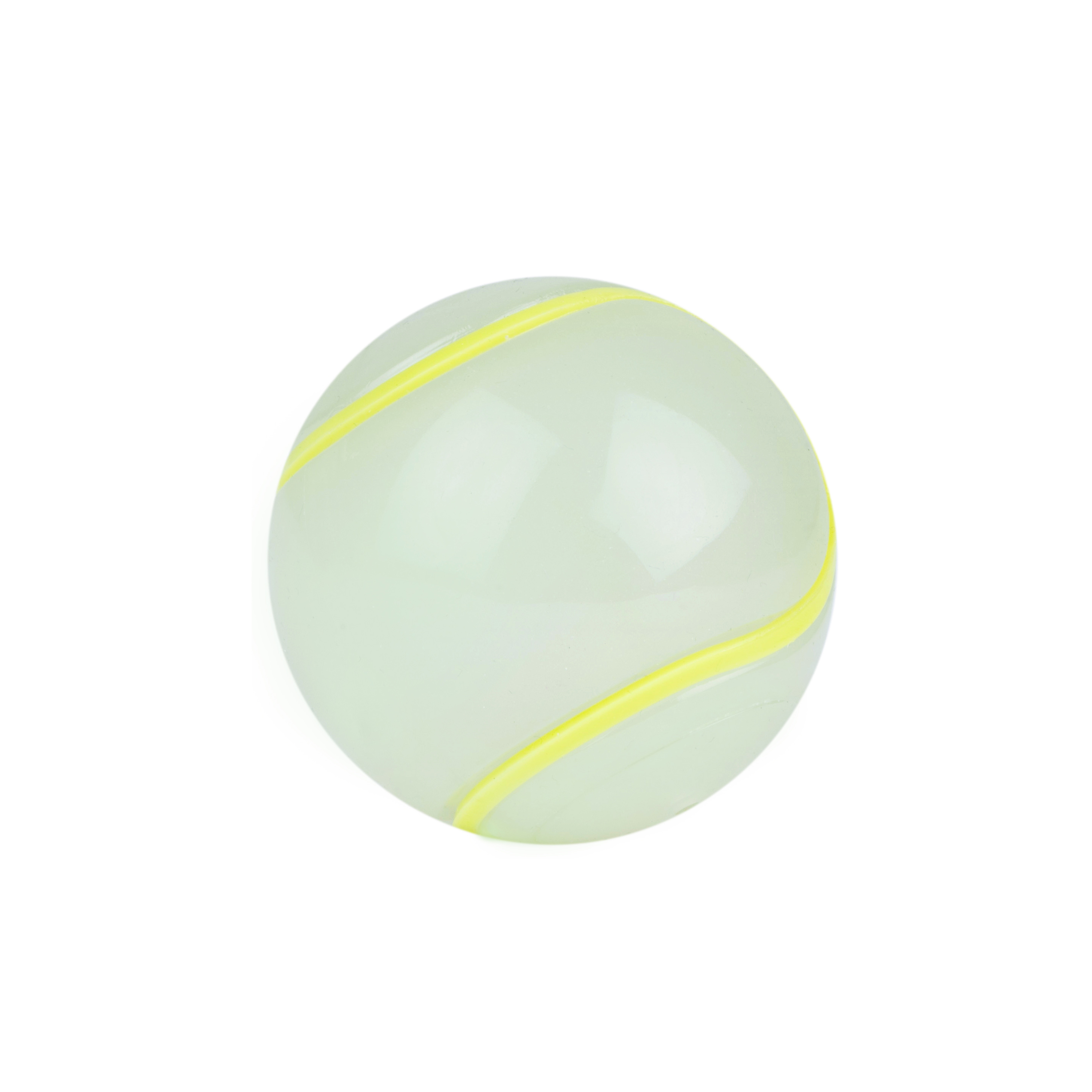 Hundespielzeug Ball leuchtend 6 cm grün/gelb