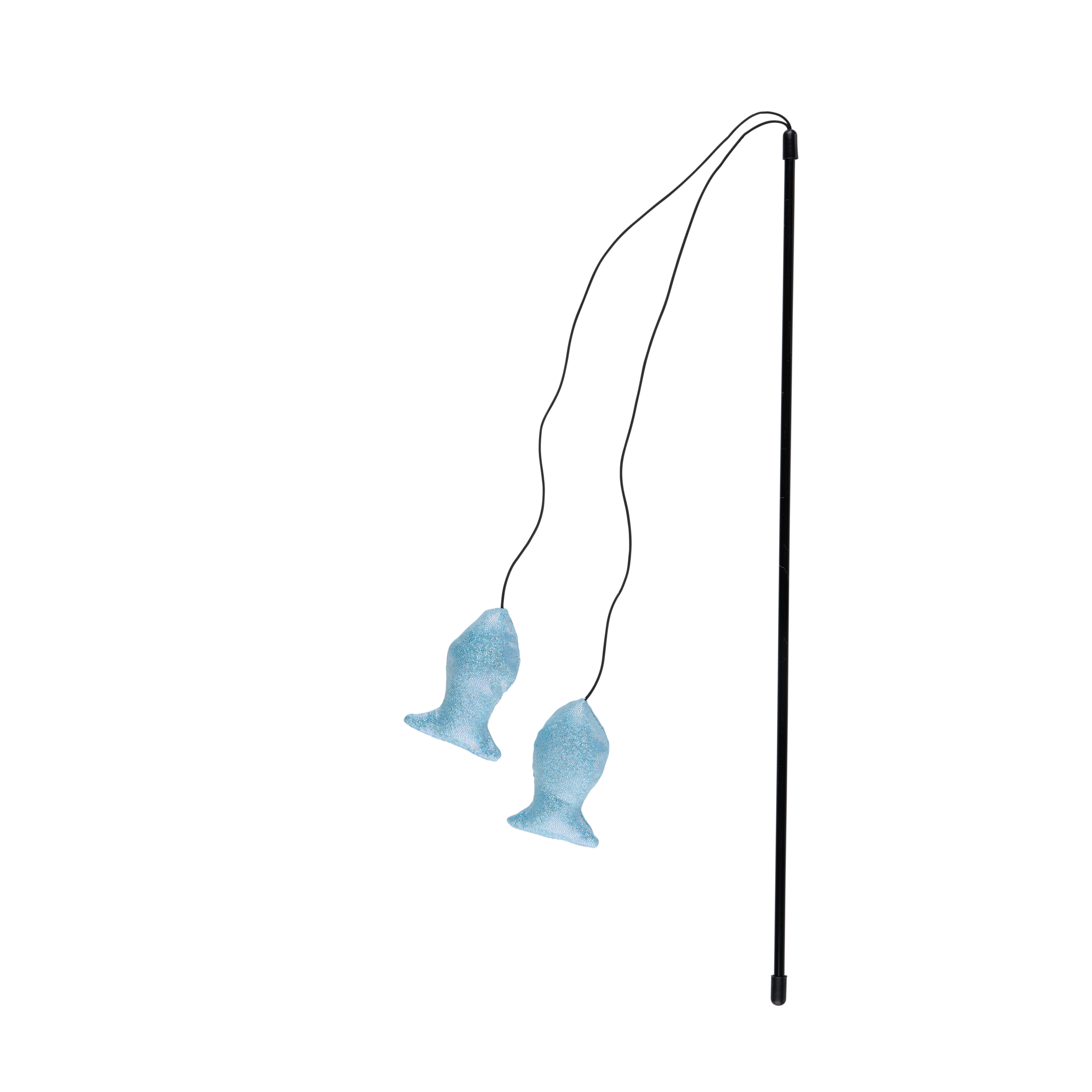 Katzenspielzeug Angel mit Fisch 46 cm