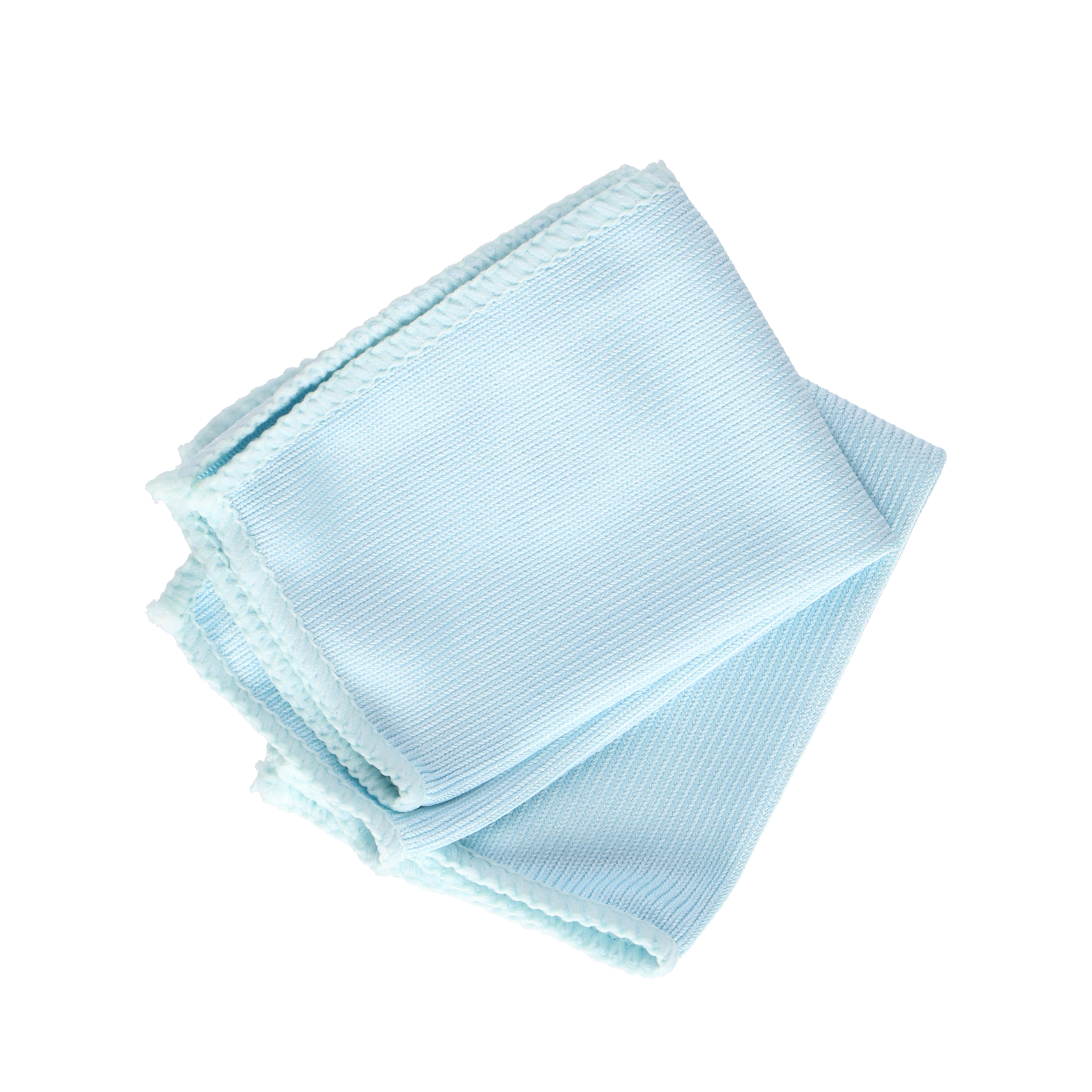 Linsenreinigungstuch Mikrofaser 15 x 20 cm blau