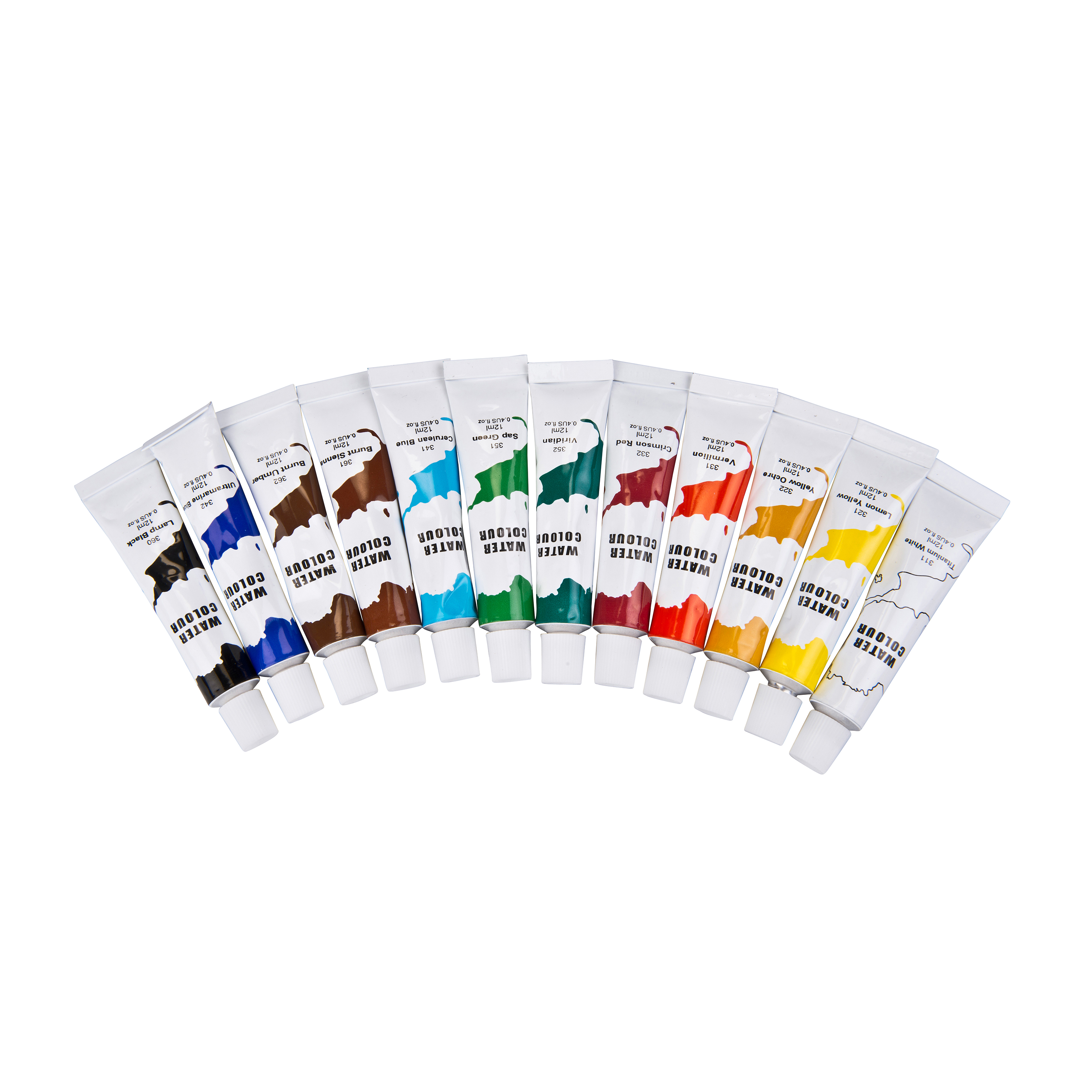 Aquarellfarbe Set 12 ml 12-teilig