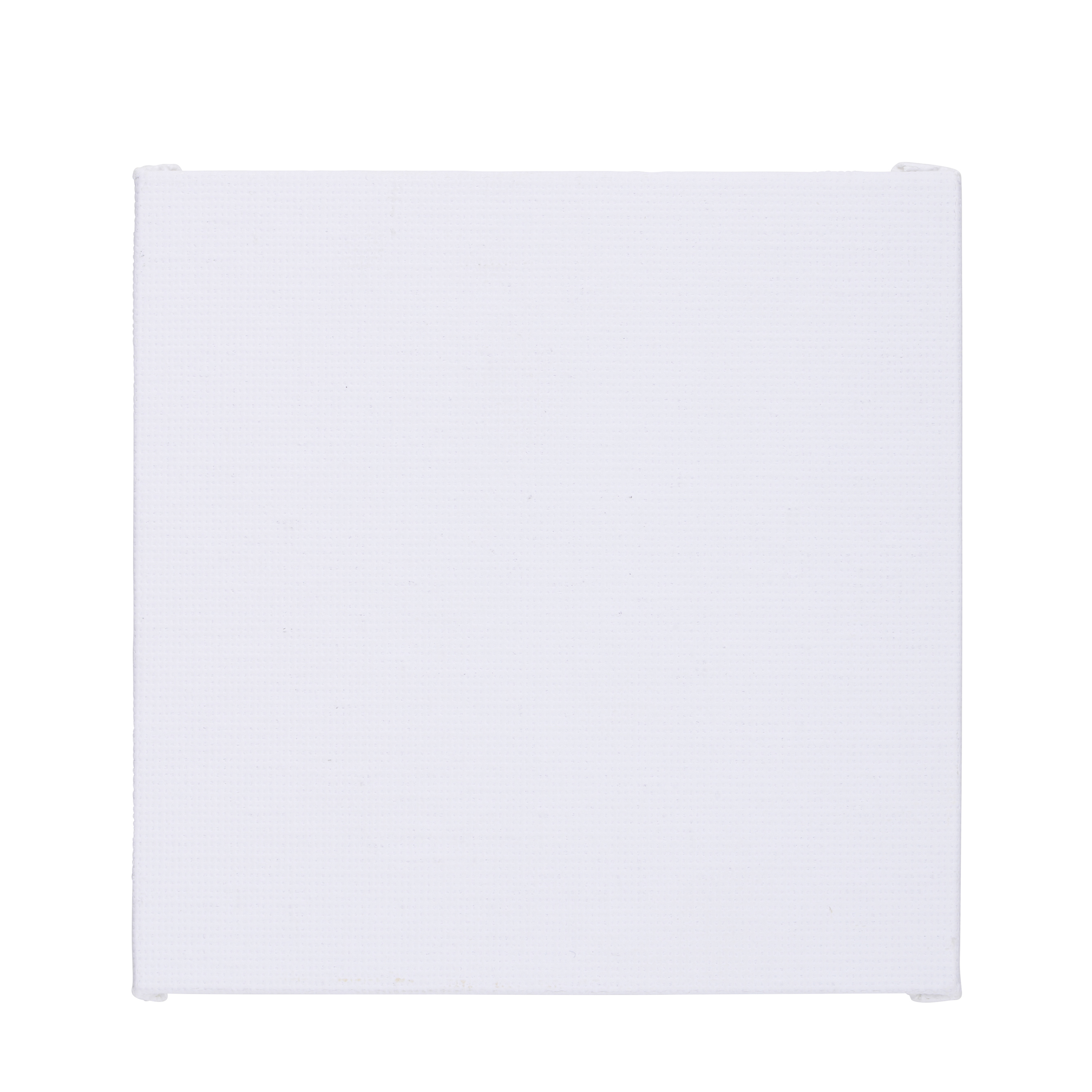 Leinwand 10 x 10 cm 5er Set weiss