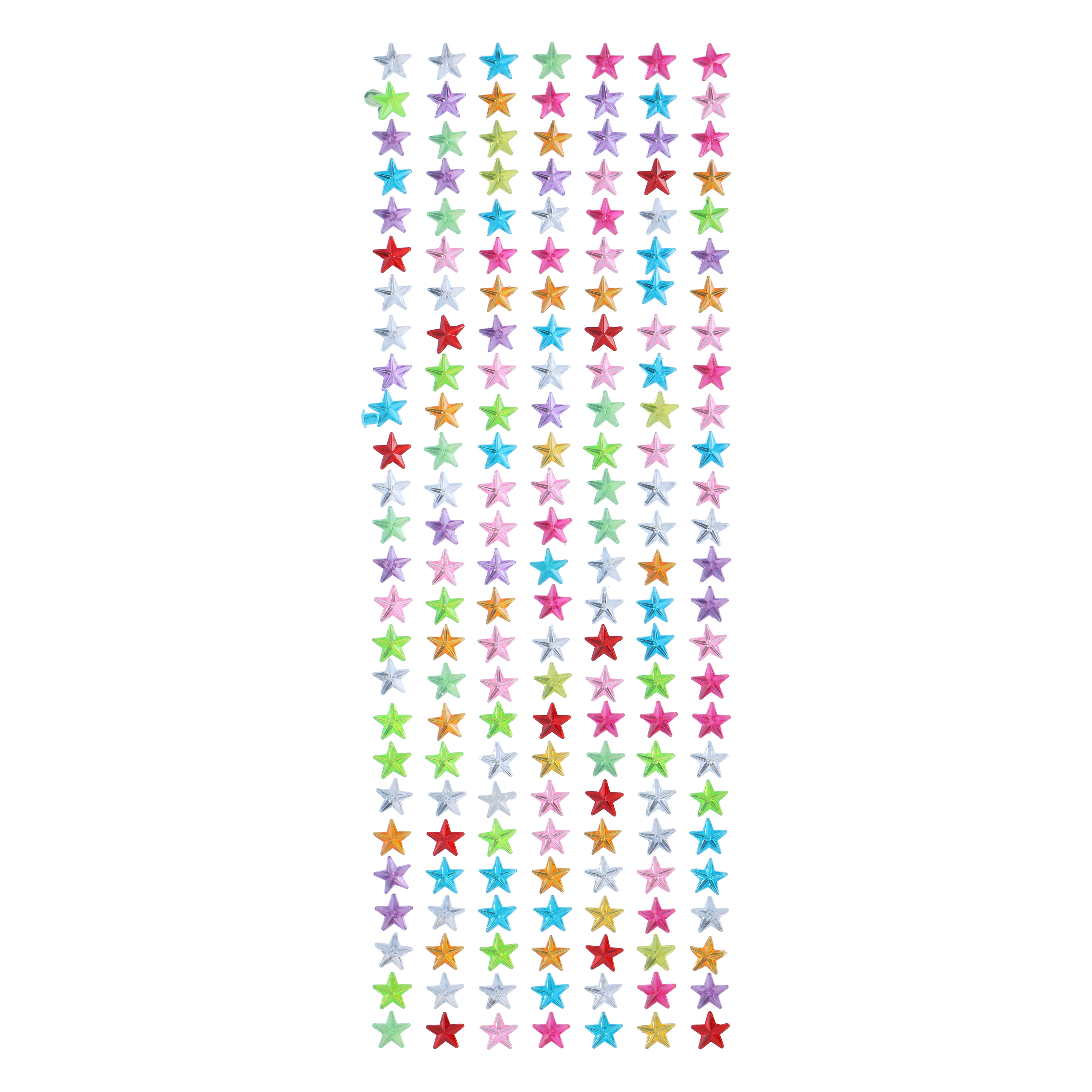 Sticker Aufkleber Set Sterne 182-teilig bunt