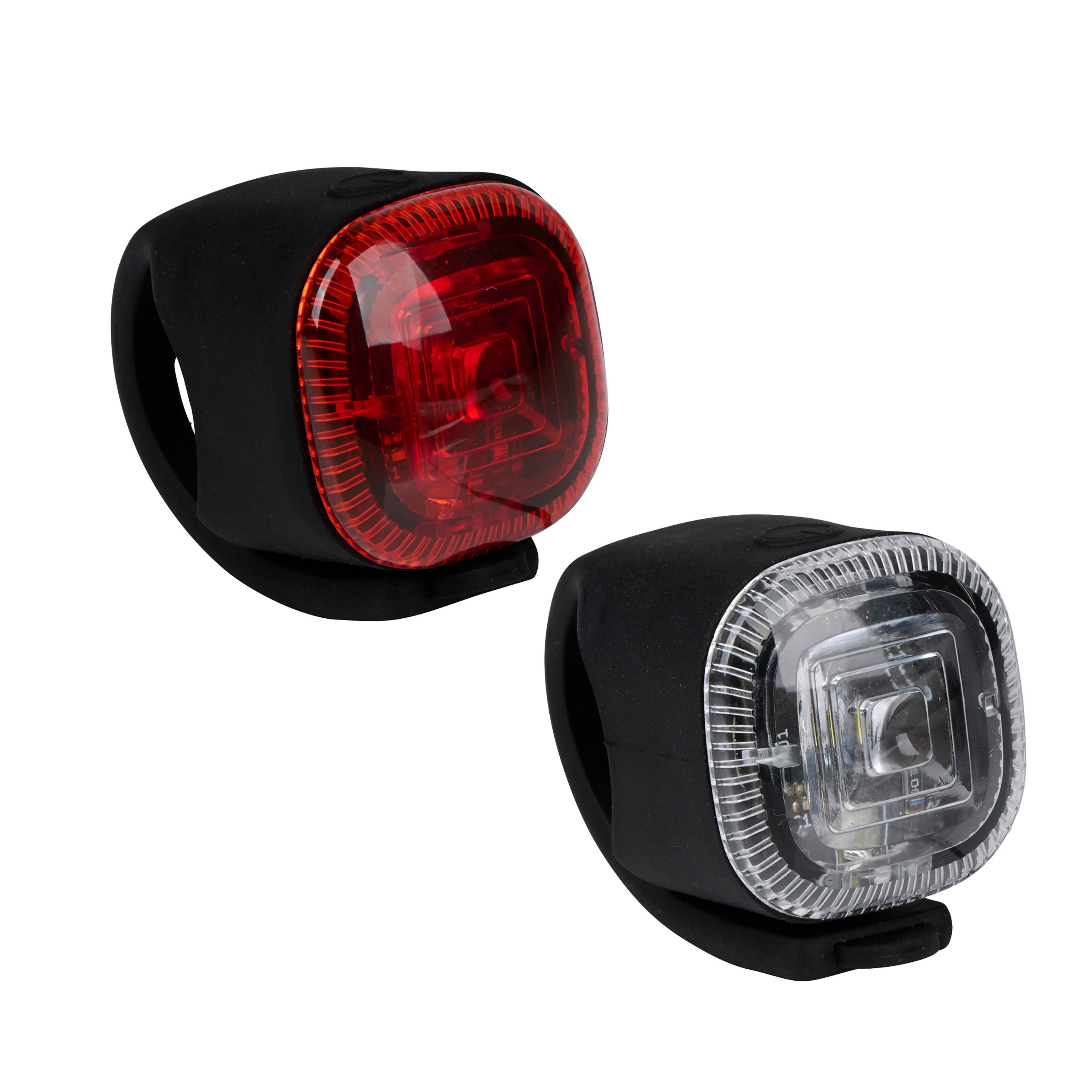 Velolampe Set 2-teilig schwarz