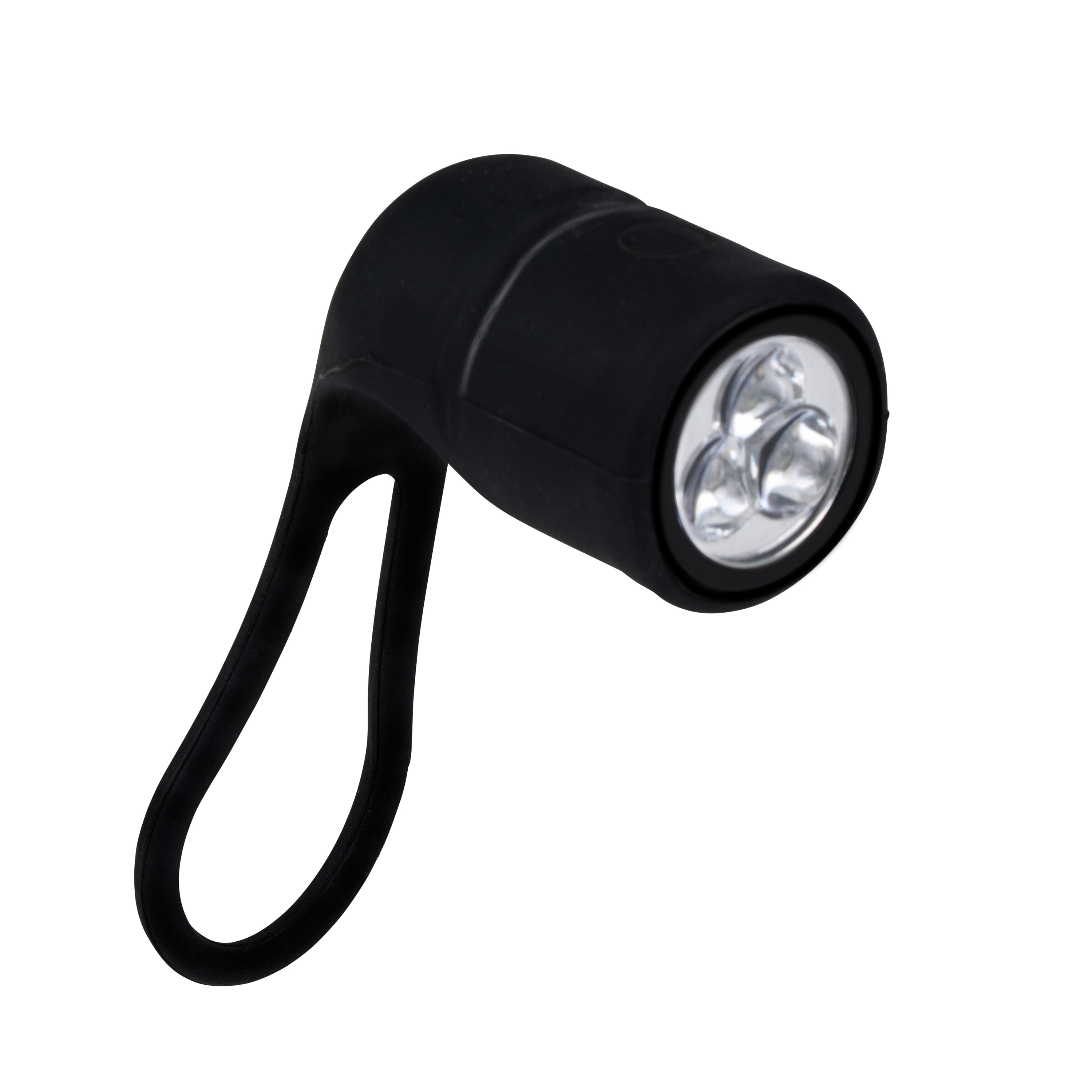 Velolampe Frontlicht Silikon schwarz