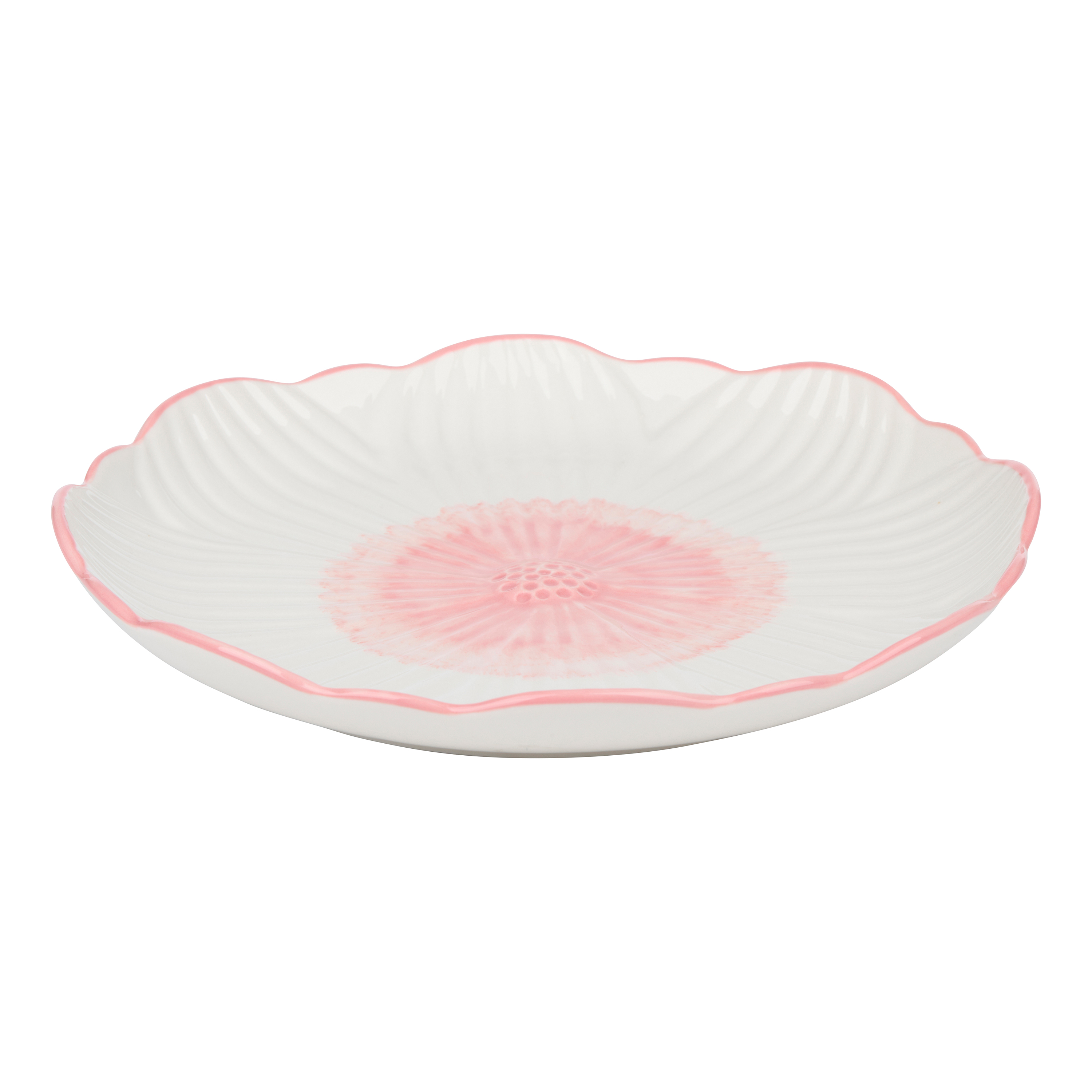 Dessertteller Keramik Blume 20 cm