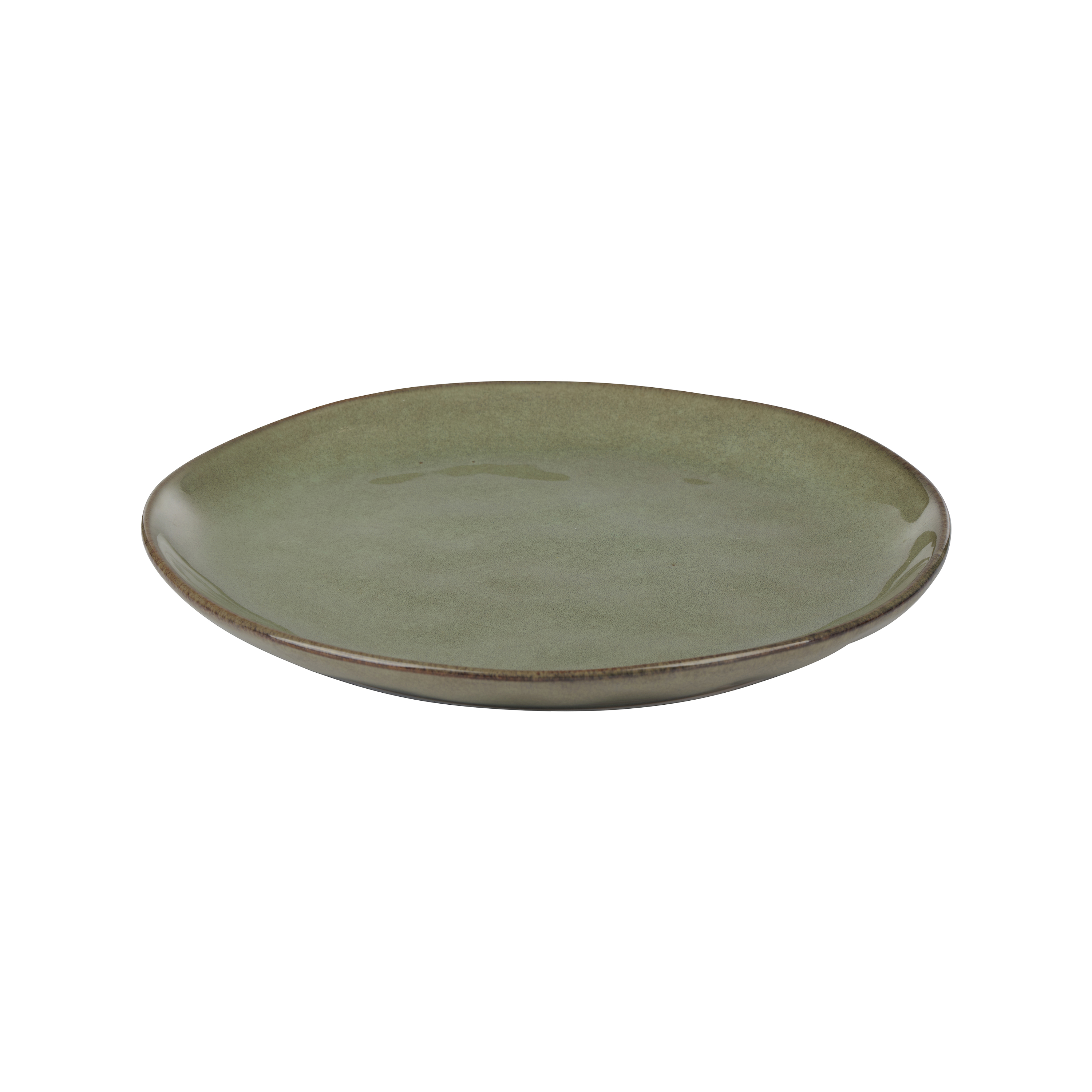 Teller Keramik 20 cm grün