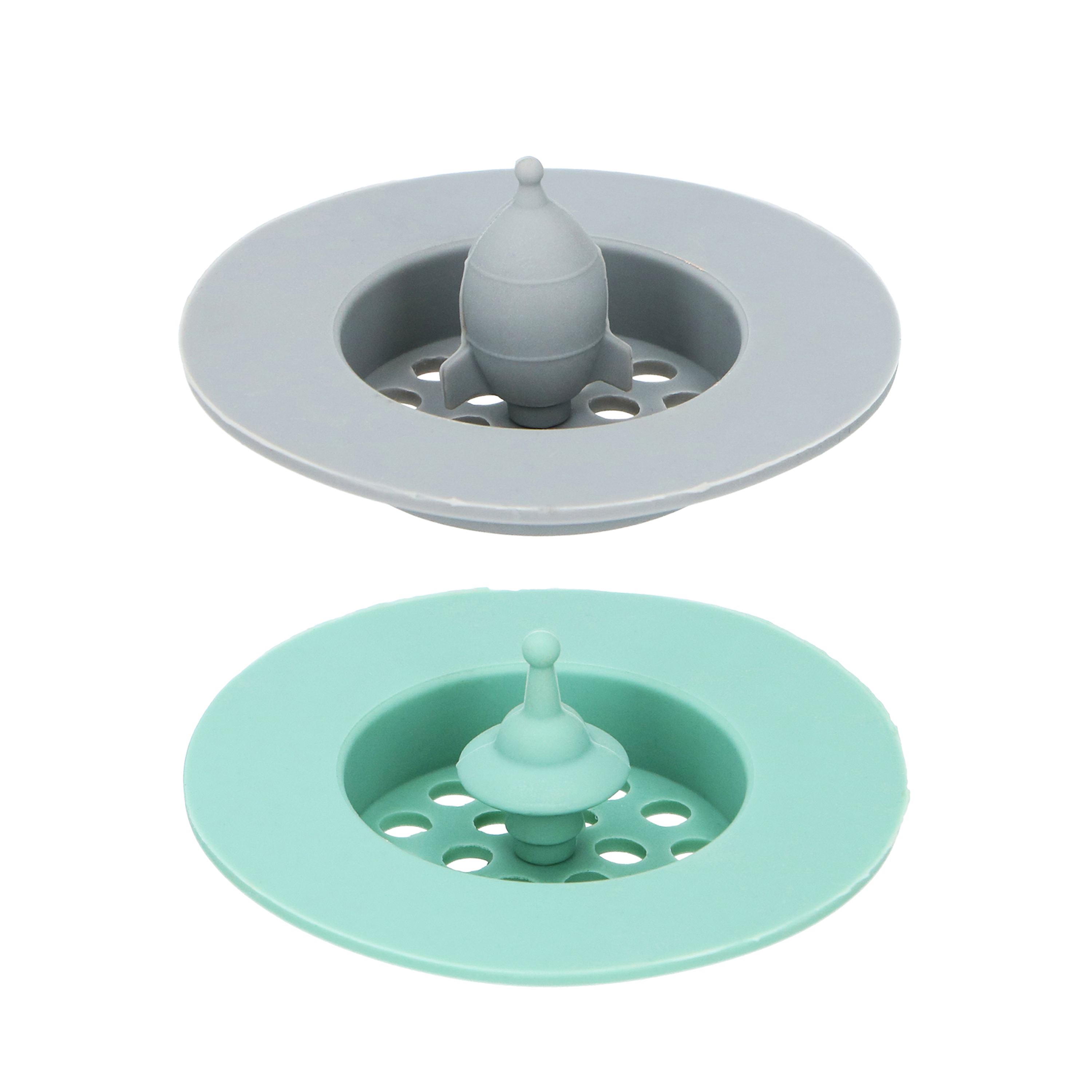 Abflusssieb Set Silikon 7 cm 2-teilig