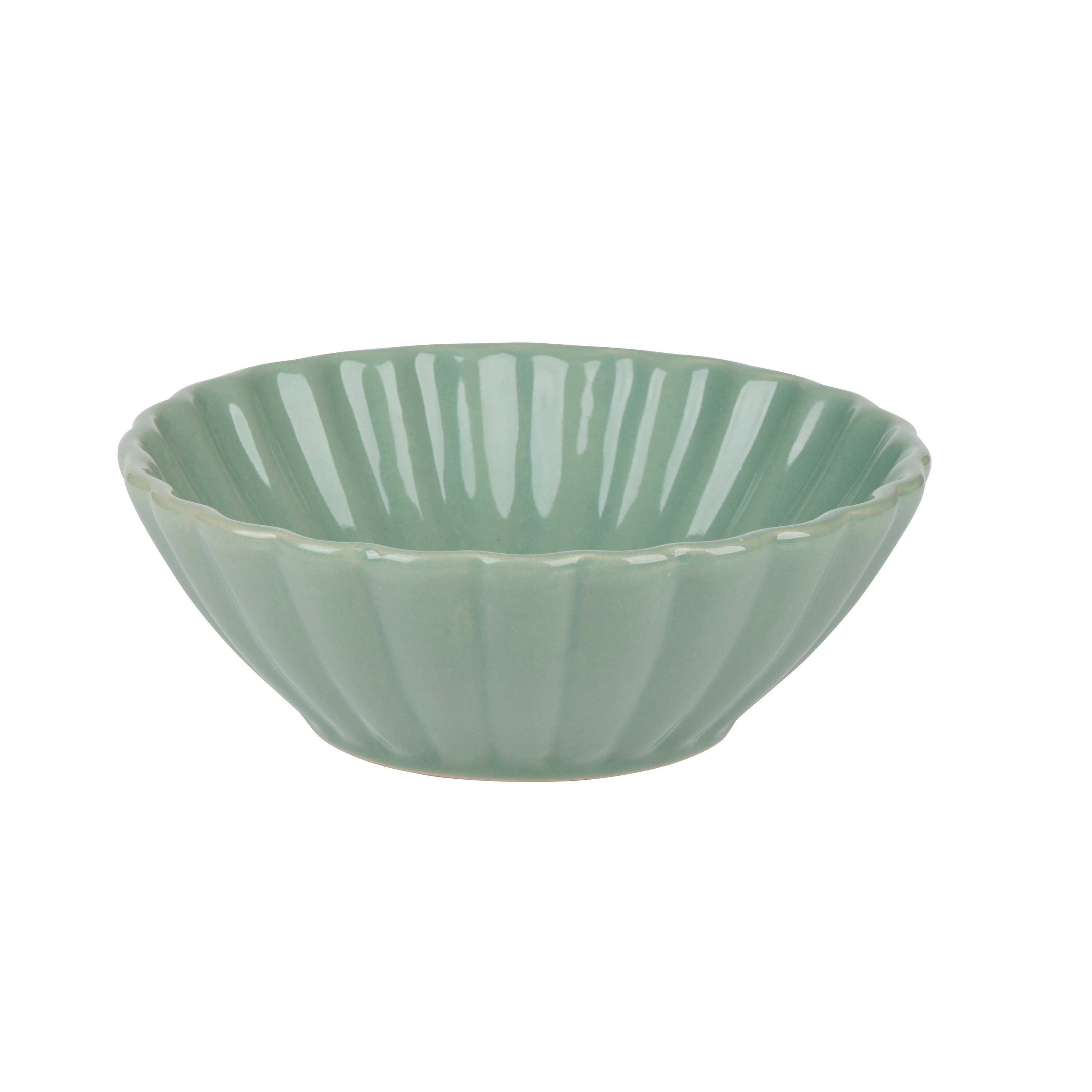 Schüssel Steingut 18 cm grün