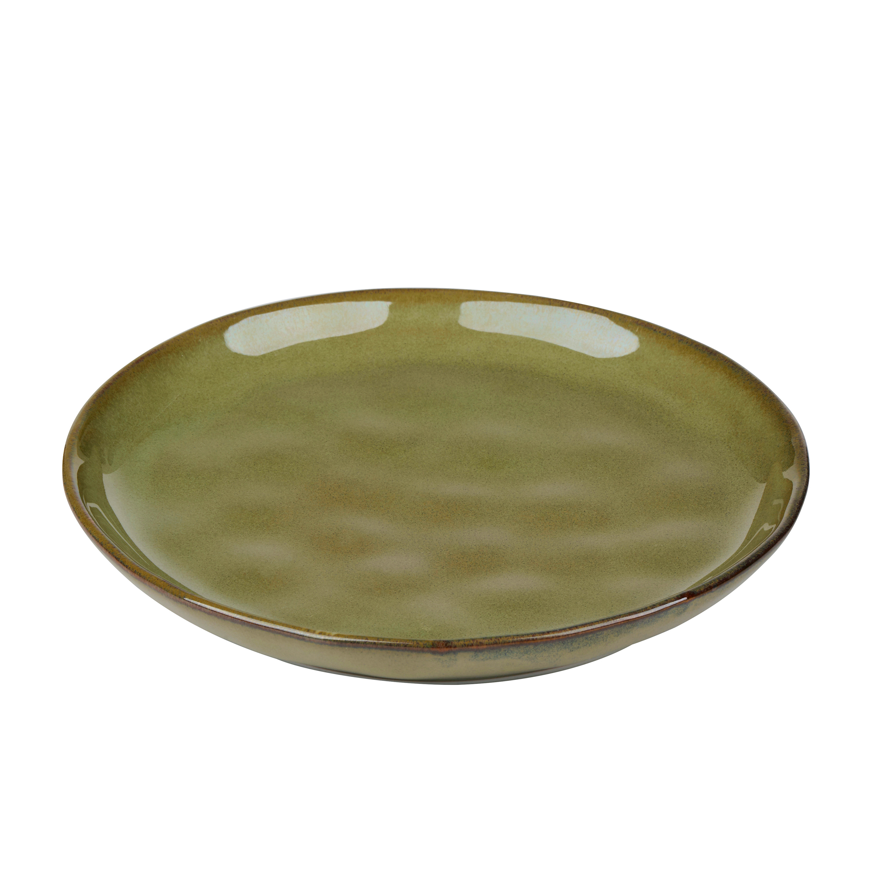 Teller Keramik 16 cm grün