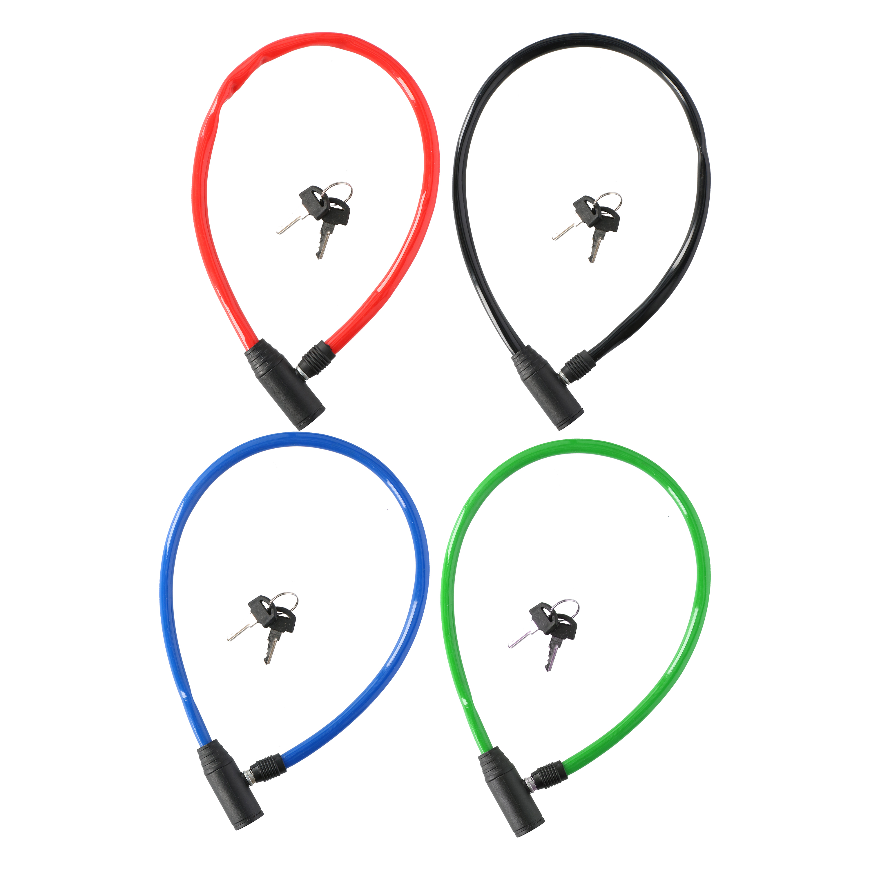 Veloschloss Kabelschloss Stahl 65 cm