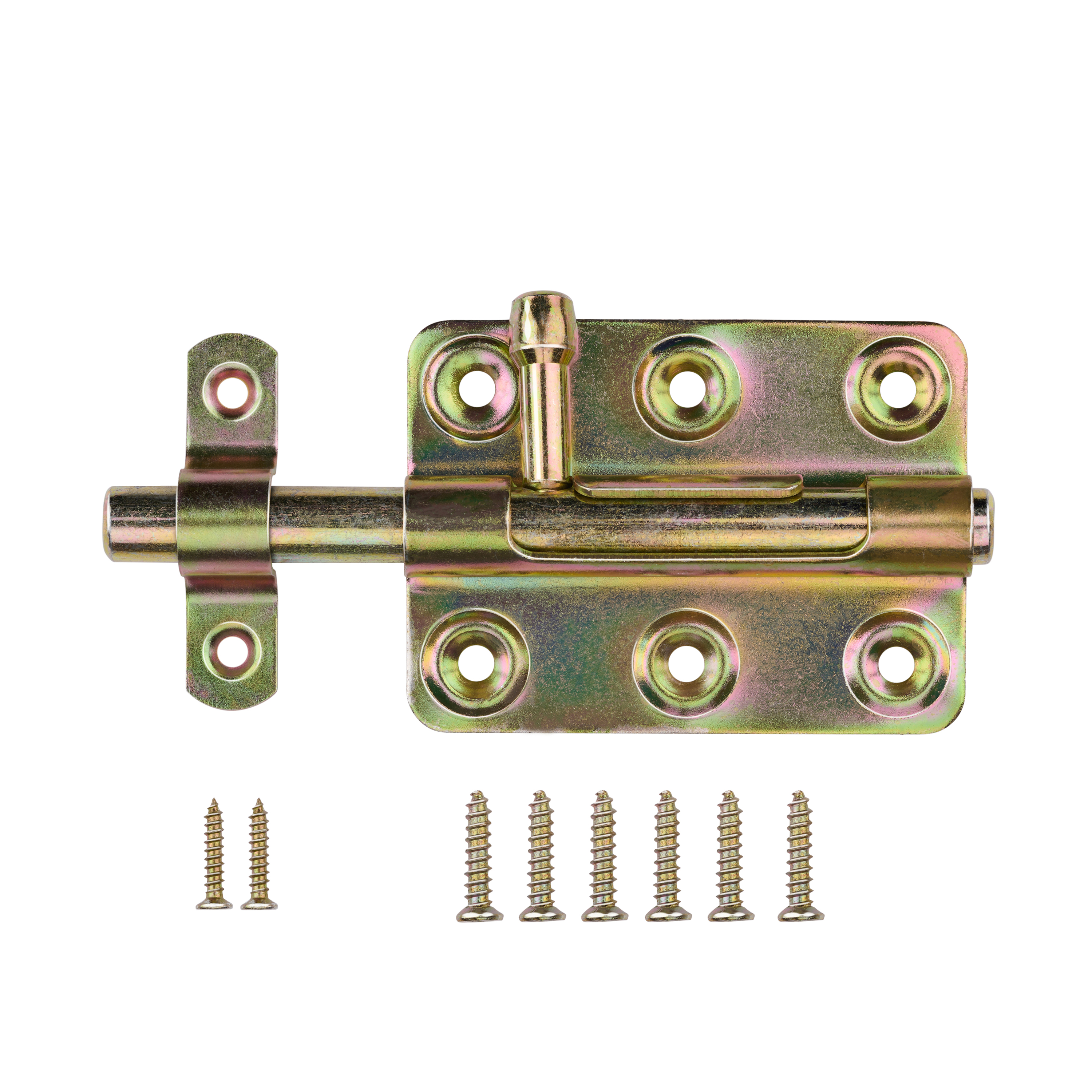 Riegelschloss 8 x 5.9 cm gold