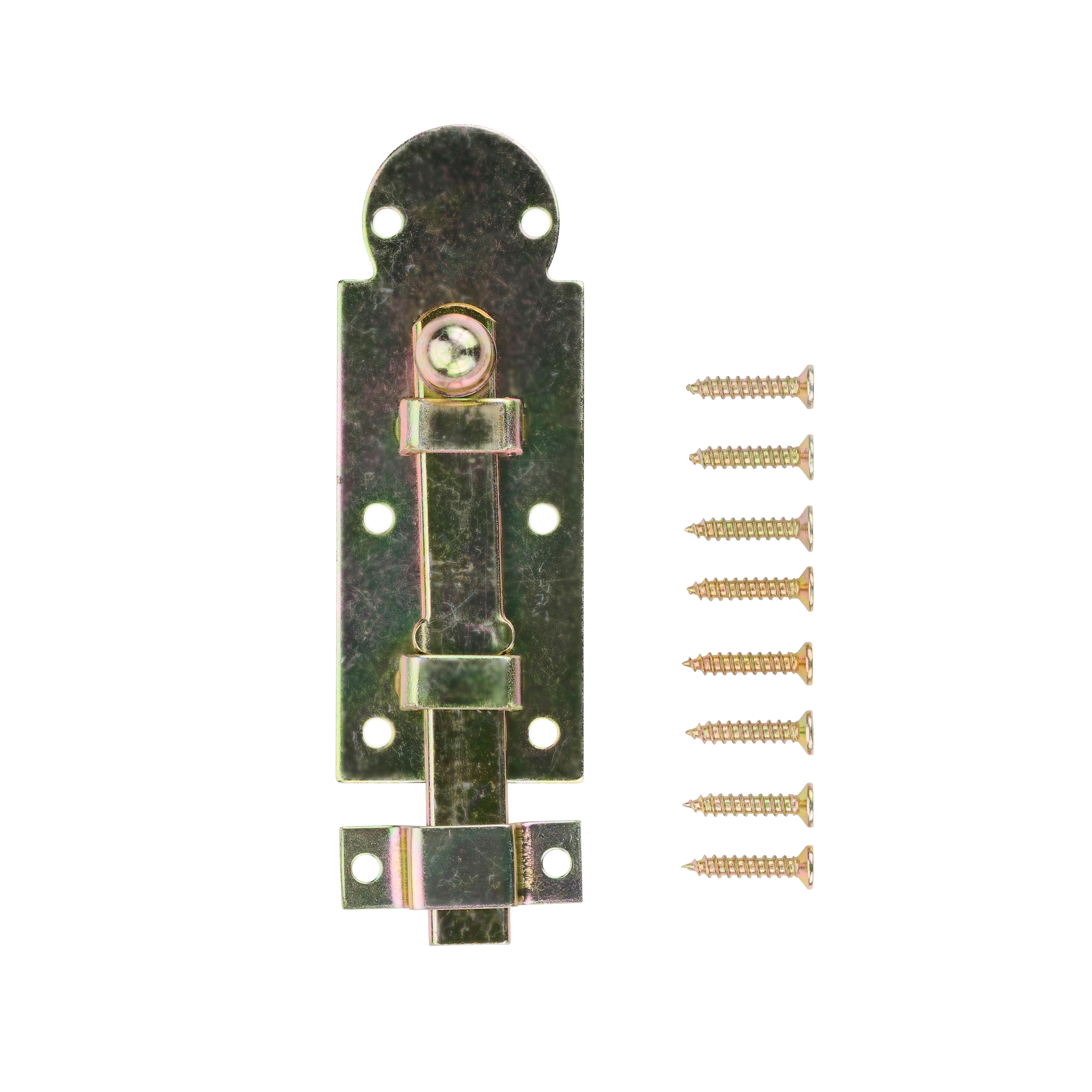 Schloss Schieberiegel 8 x 3 cm gold