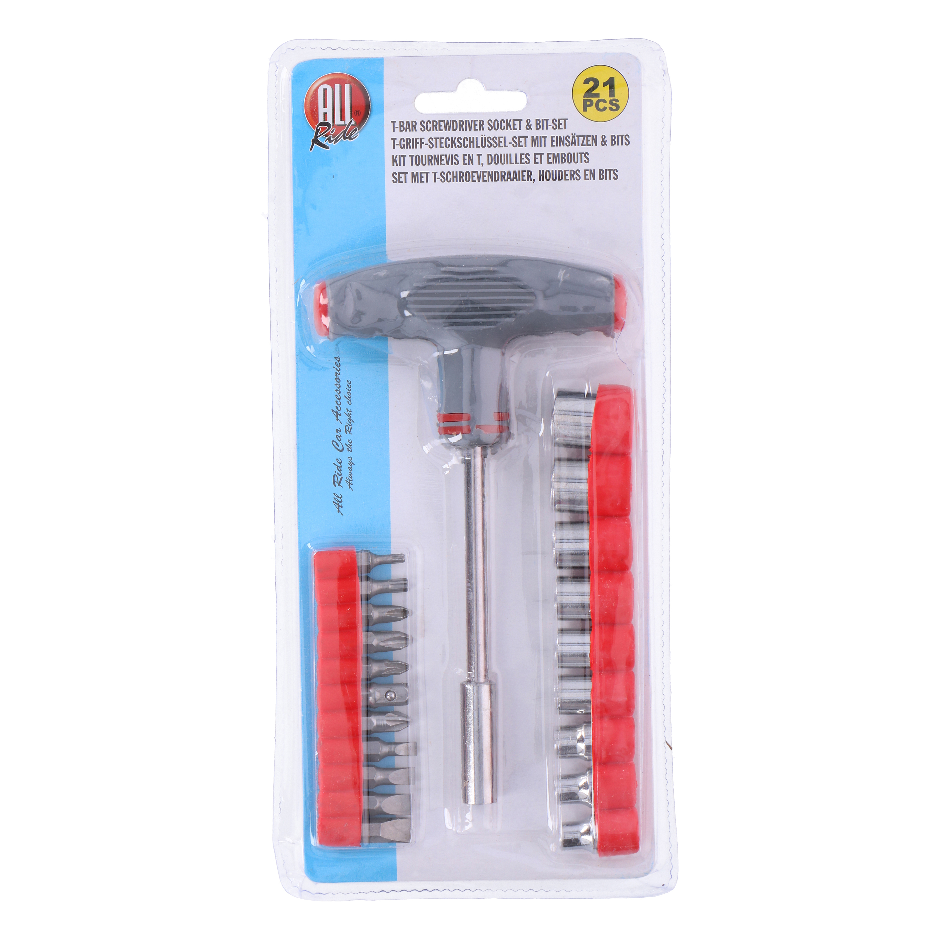 Schraubenzieher T-Schlüssel Set Bit 21-teilig