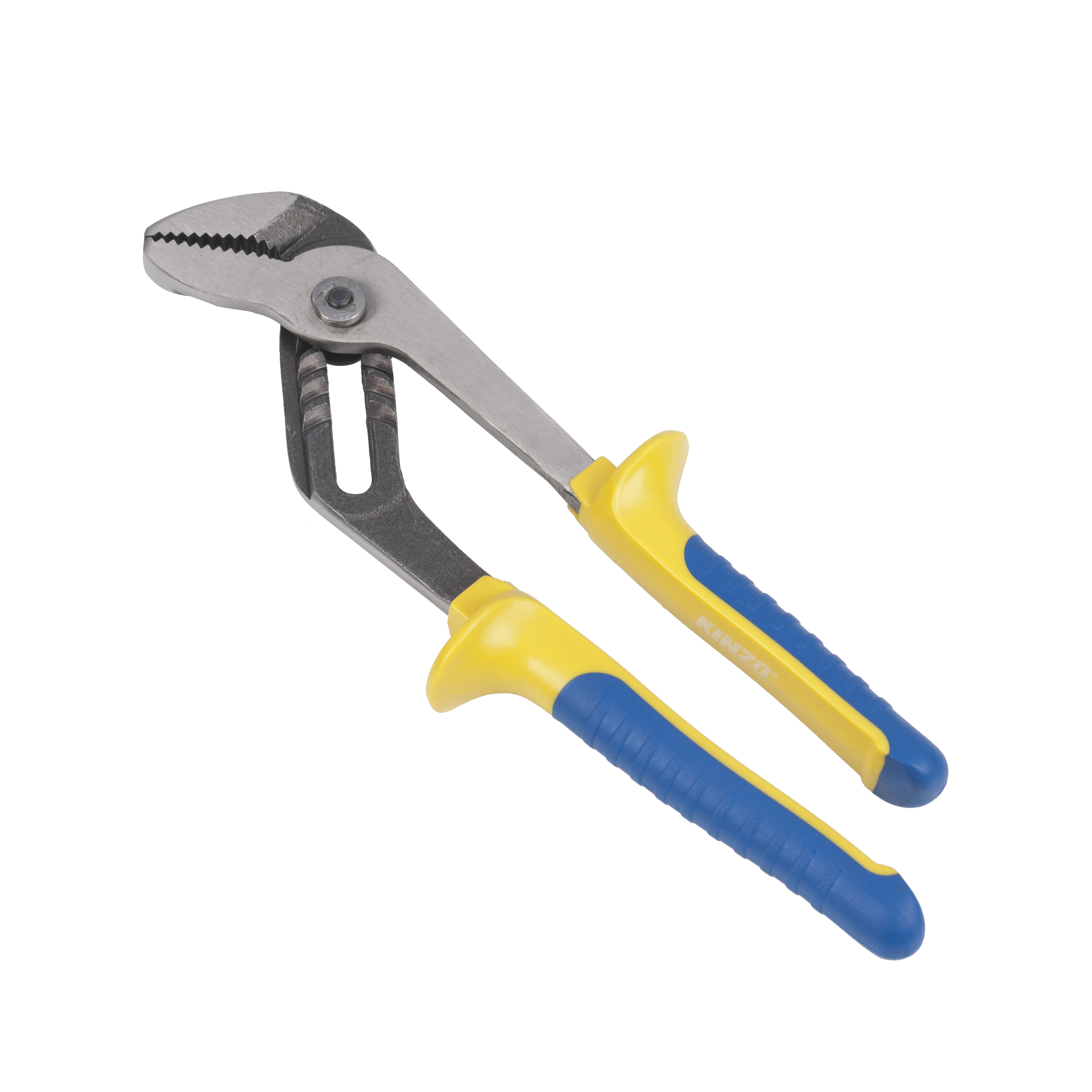 Wasserpumpenzange Stahl 25 cm blau/gelb
