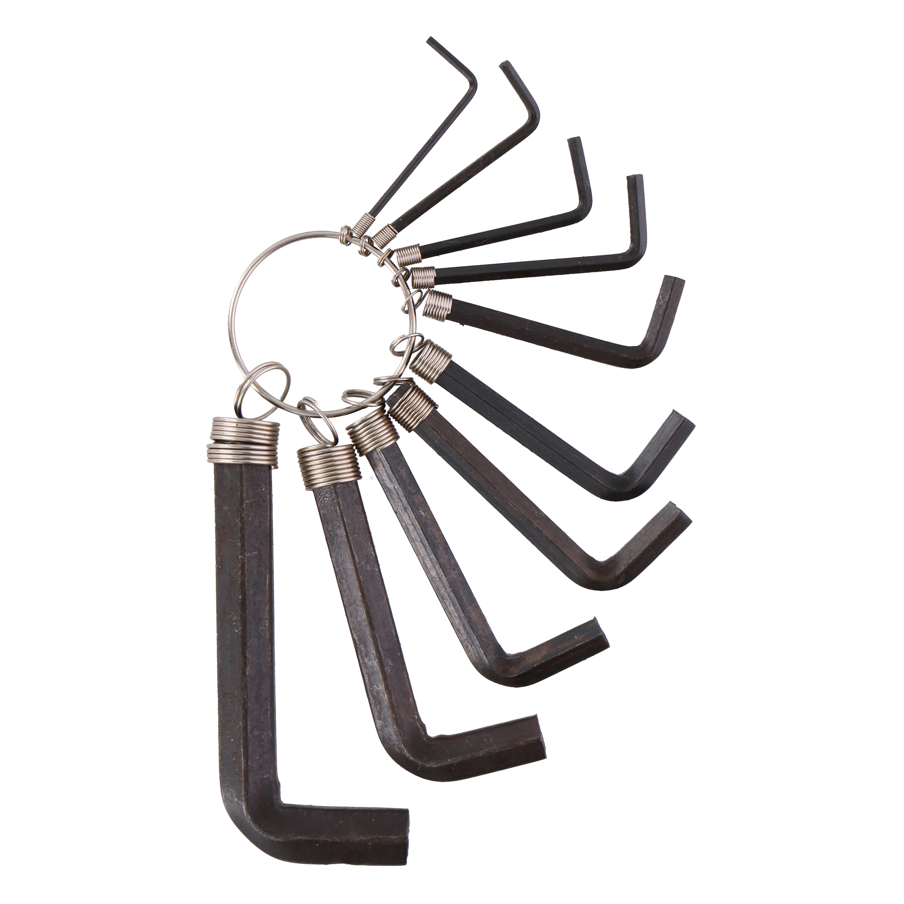 Inbusschlüssel Set 10-teilig schwarz