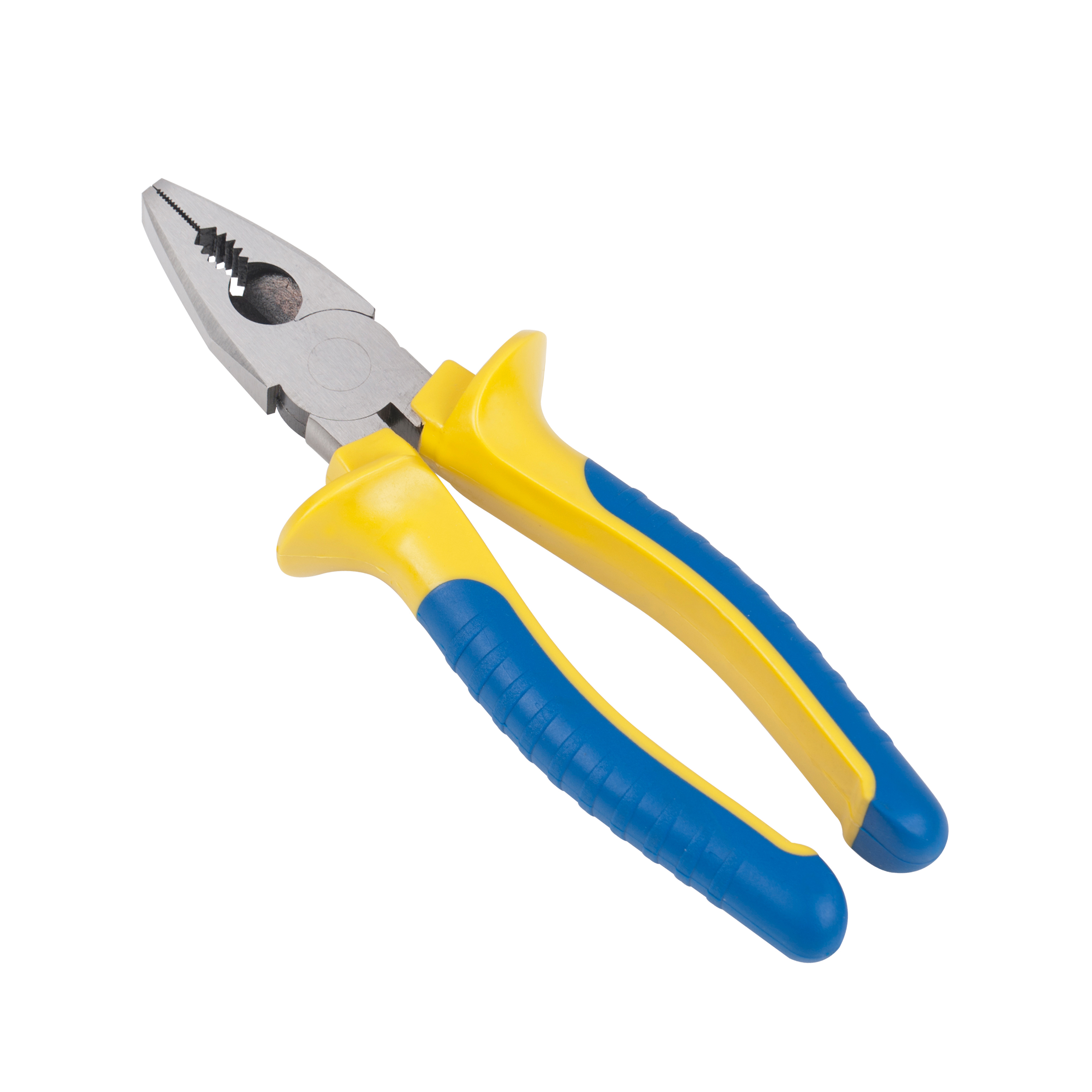 Kombizange 15 cm gelb/blau