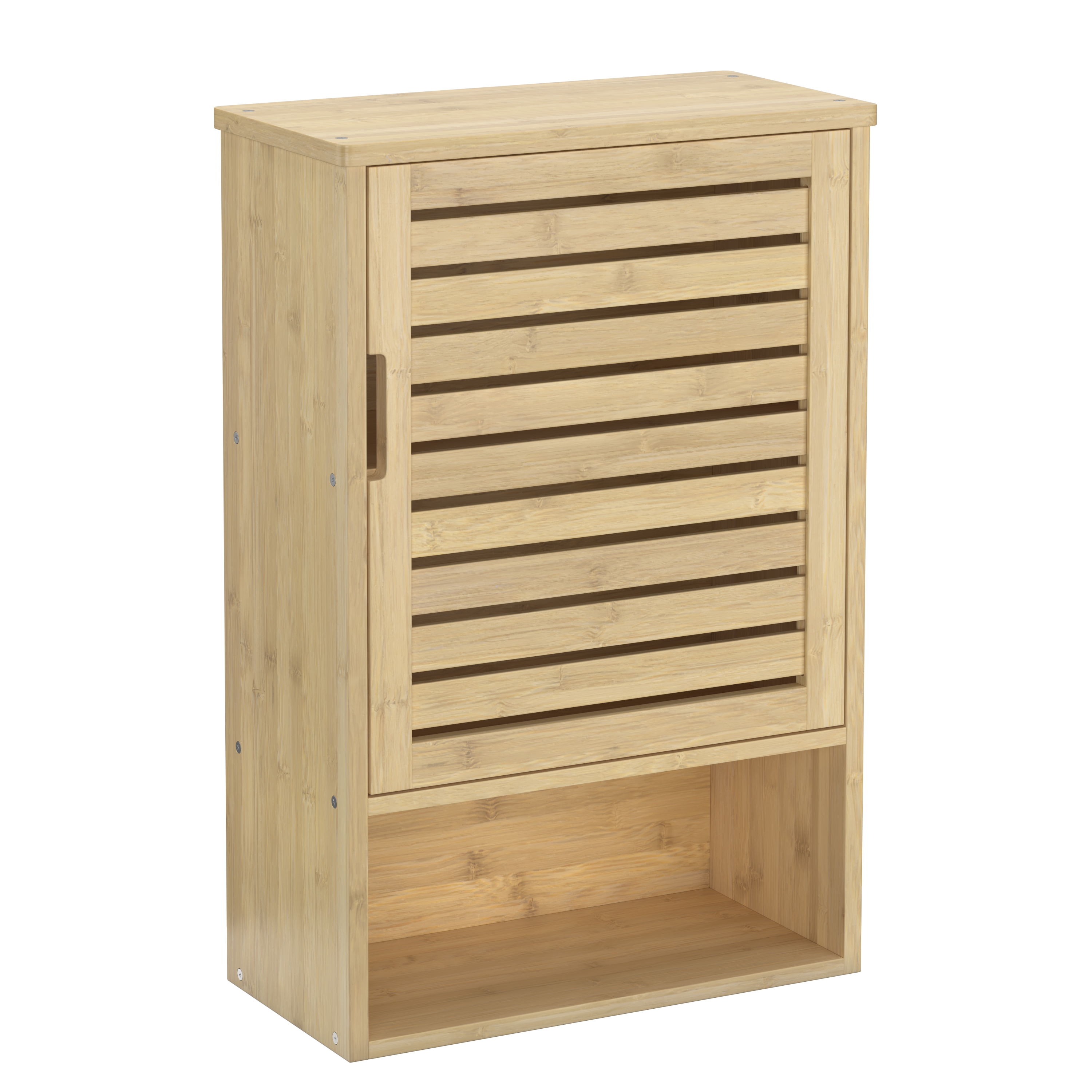 Hängeschrank Bambus SANOVA mit Ablage 40 x 20 x 60 cm natur
