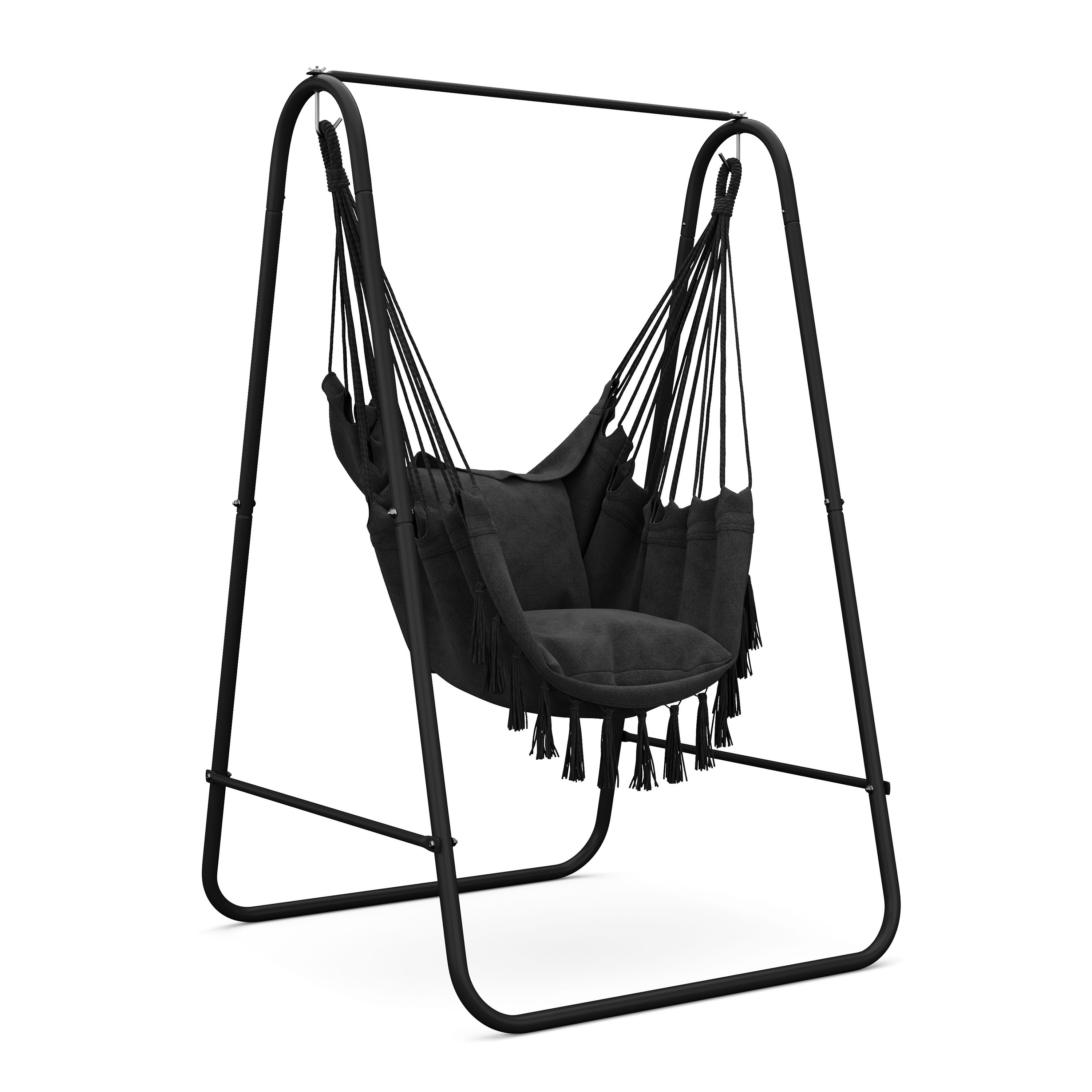 Image of Hängesessel mit Gestell JULIA schwarz