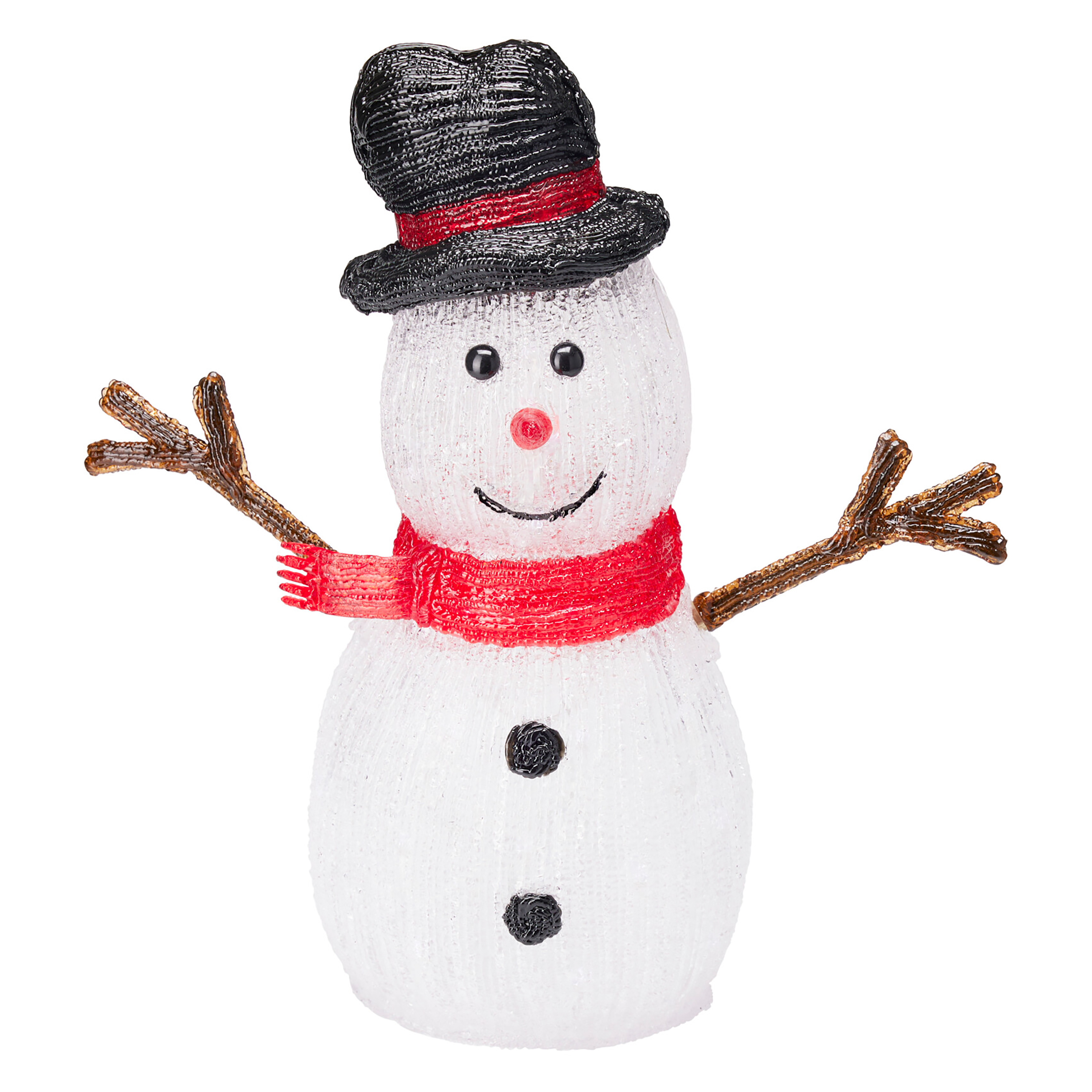 LED Weihnachtsdeko Acryl Schneemann