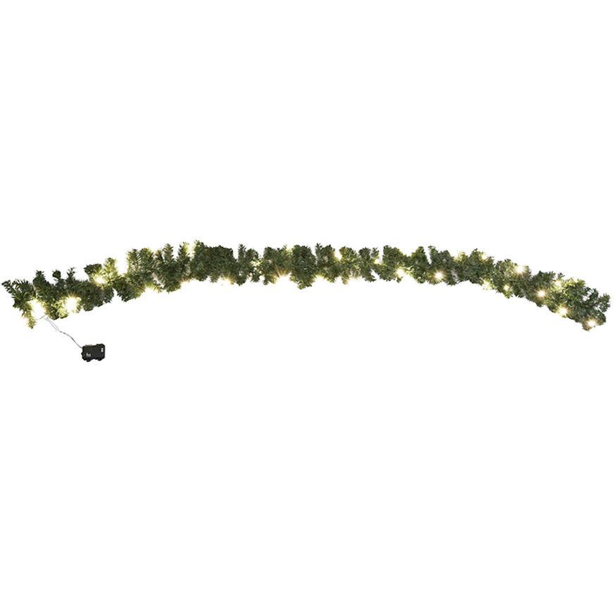 LED Weihnachtsgirlande 270 cm warmweiss
