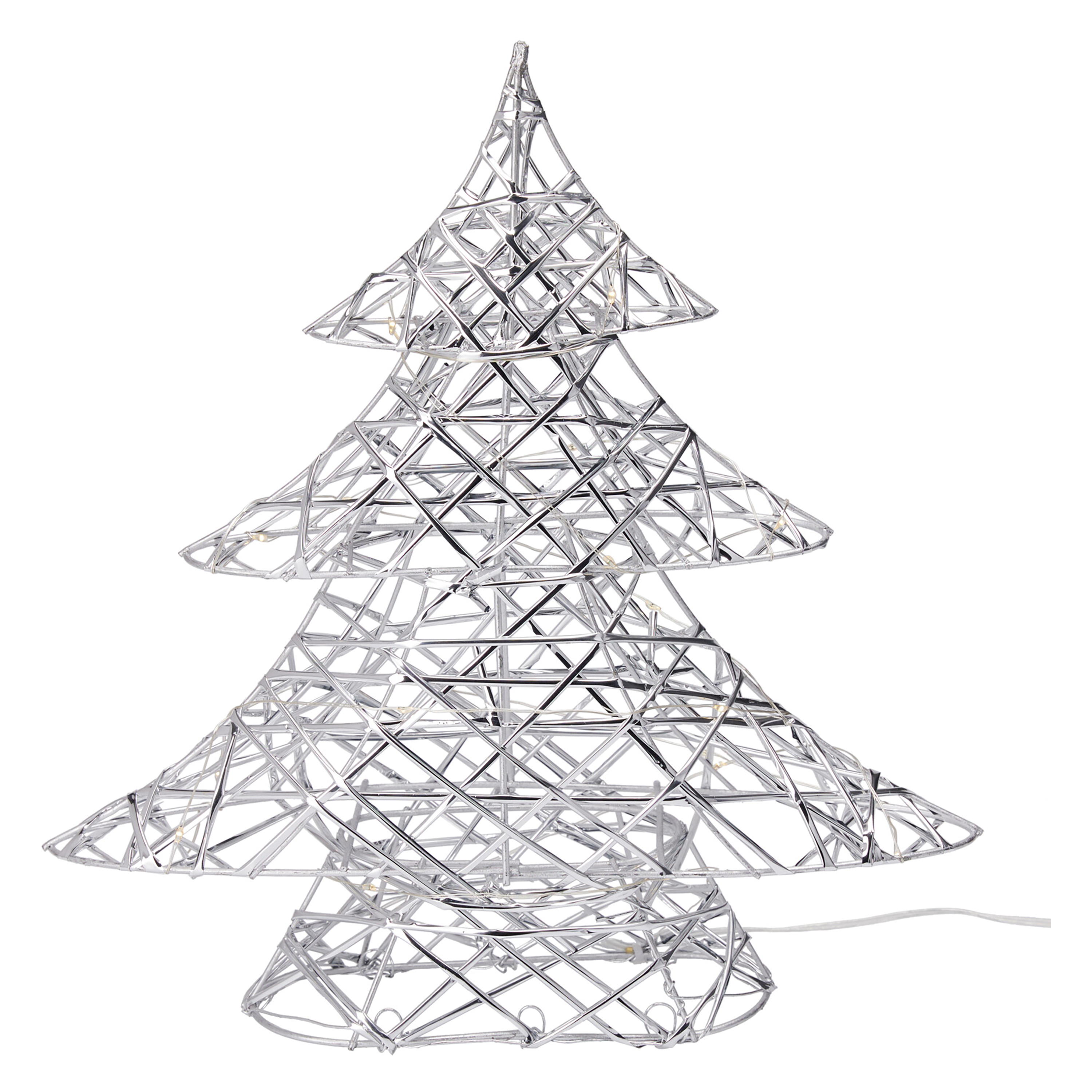 LED Weihnachtsbaum Eisen 30 cm warmweiss