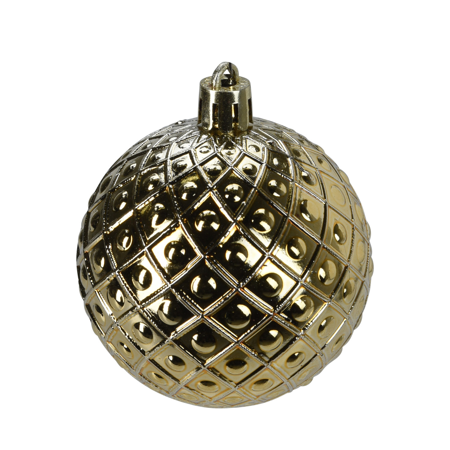 Weihnachtskugel Set 6 cm 35-teilig gold
