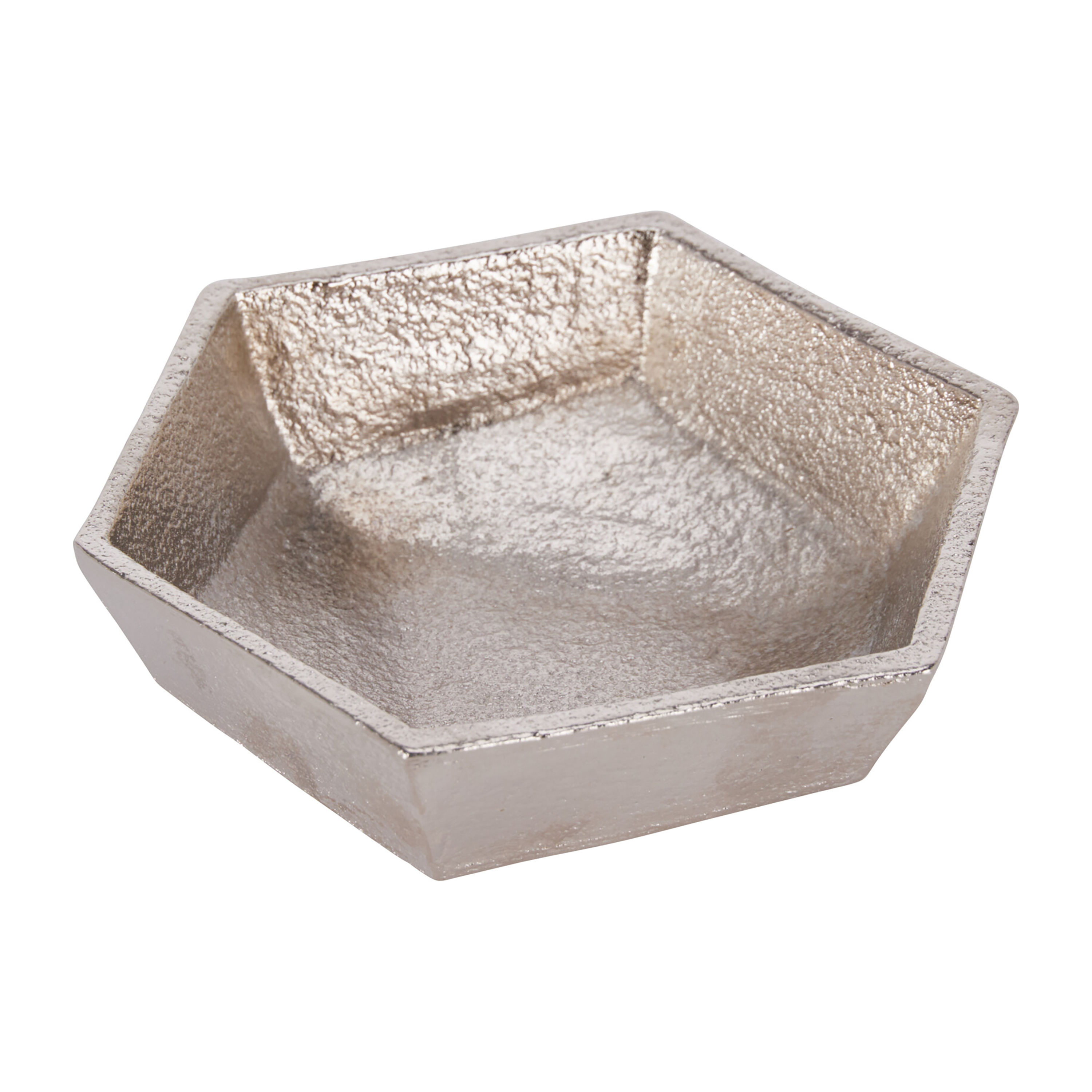 Schüssel Weihnachtsschale 10 x 4 cm silber